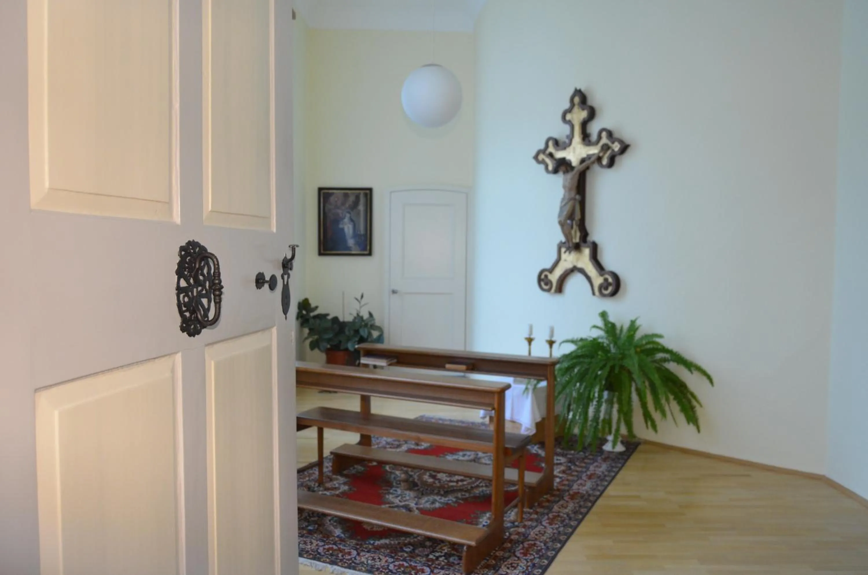 Decorative detail in Gästehaus im Priesterseminar Salzburg