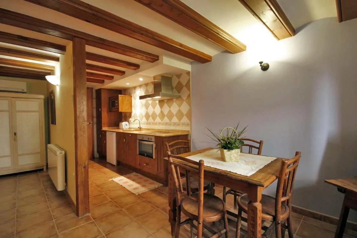 Kitchen or kitchenette in Apartamentos Santa Agueda
