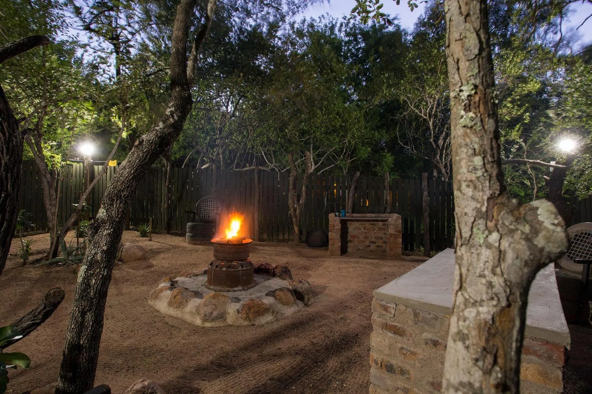 BBQ facilities in Doringpoort Lodge