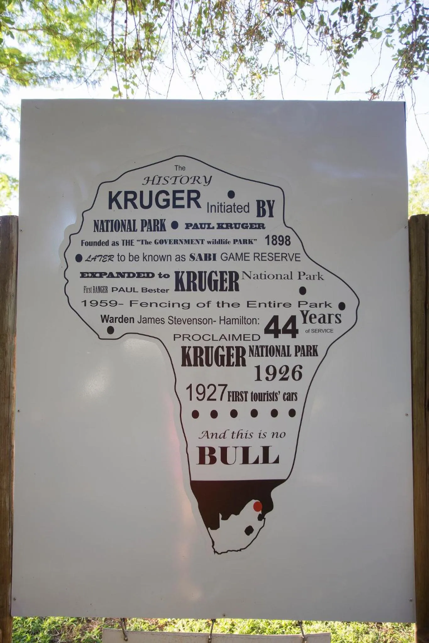 Logo/Certificate/Sign in Doringpoort Lodge