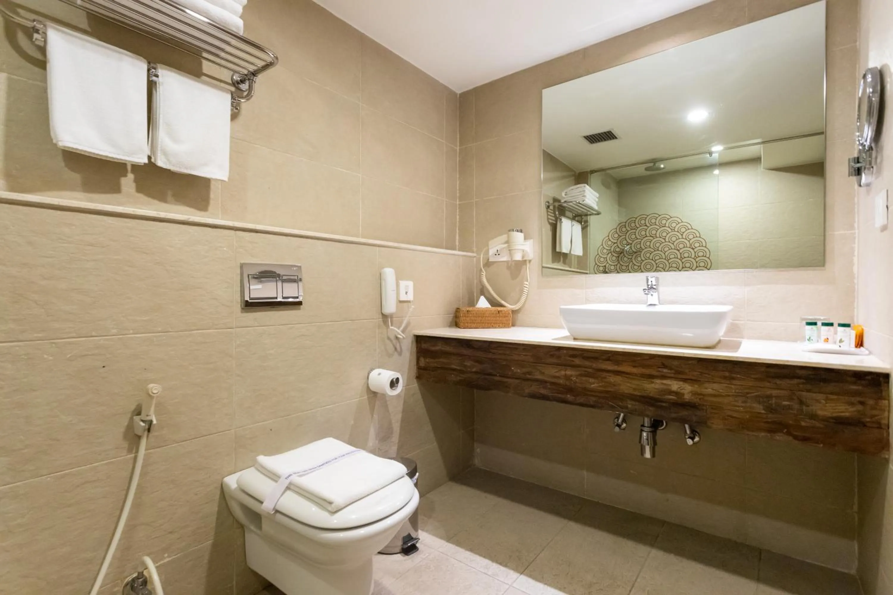 Bathroom in Hotel Roadhouse, Thamel, Kathmandu- Contemporary Boutique