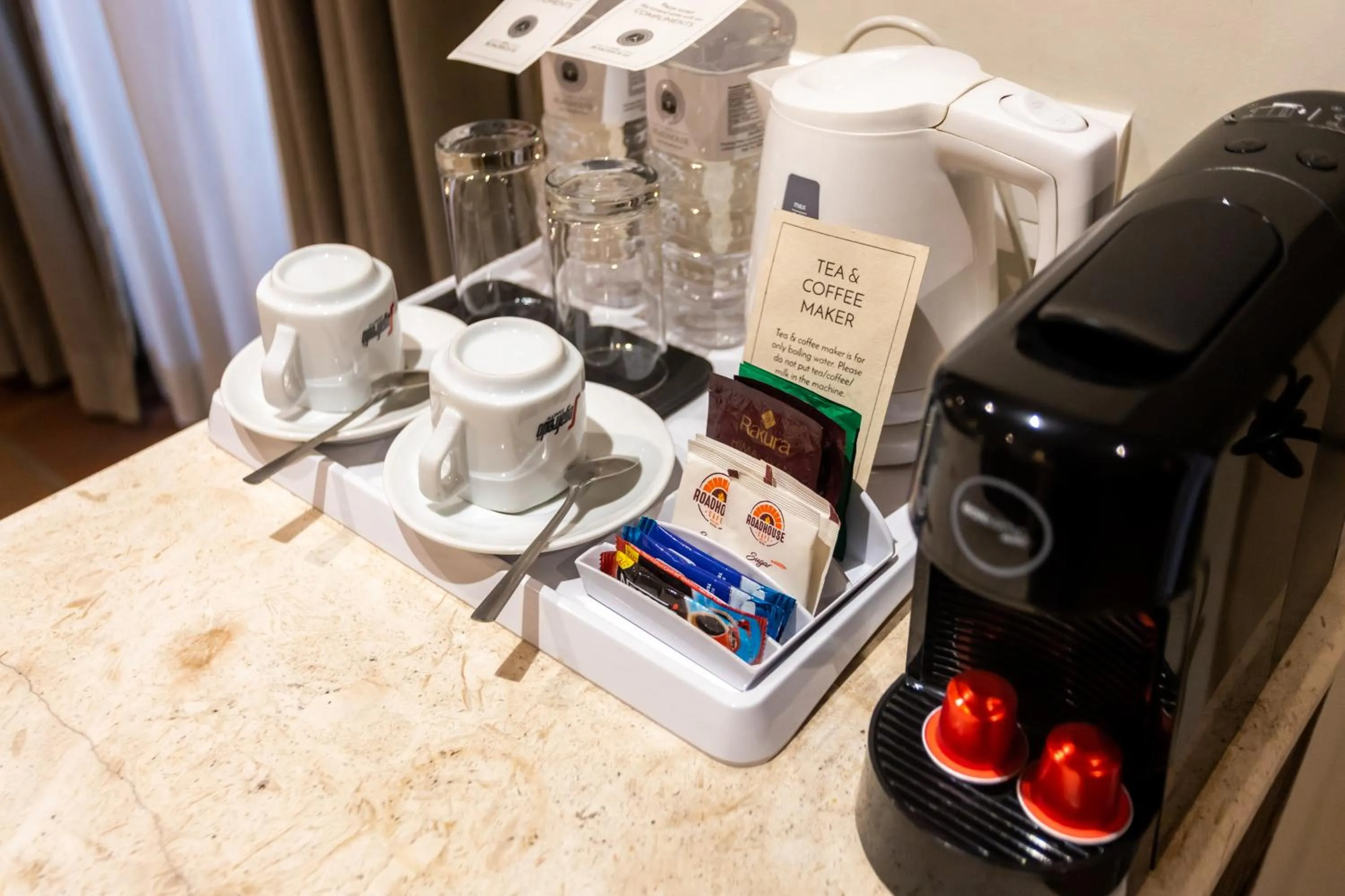Coffee/tea facilities in Hotel Roadhouse, Thamel, Kathmandu- Contemporary Boutique
