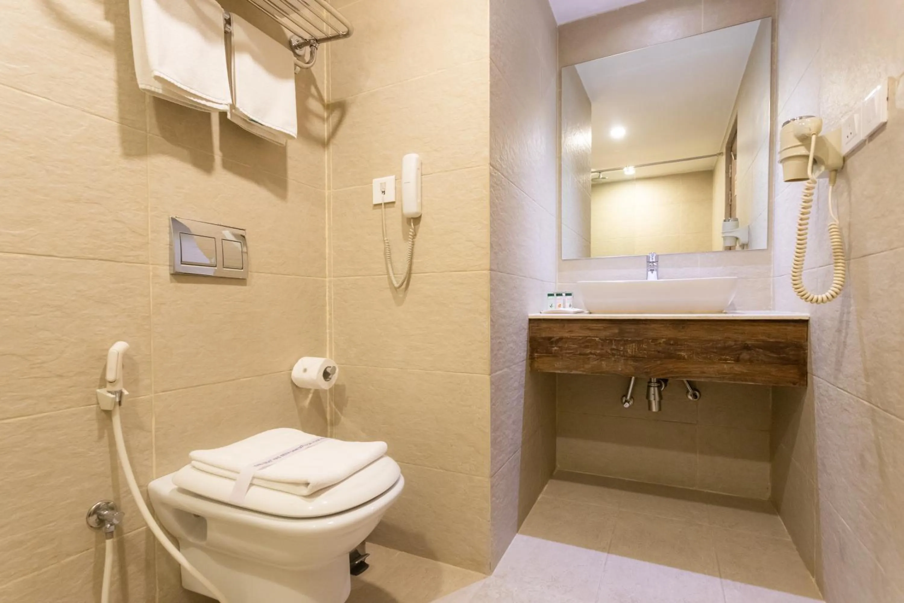 Bathroom in Hotel Roadhouse, Thamel, Kathmandu- Contemporary Boutique