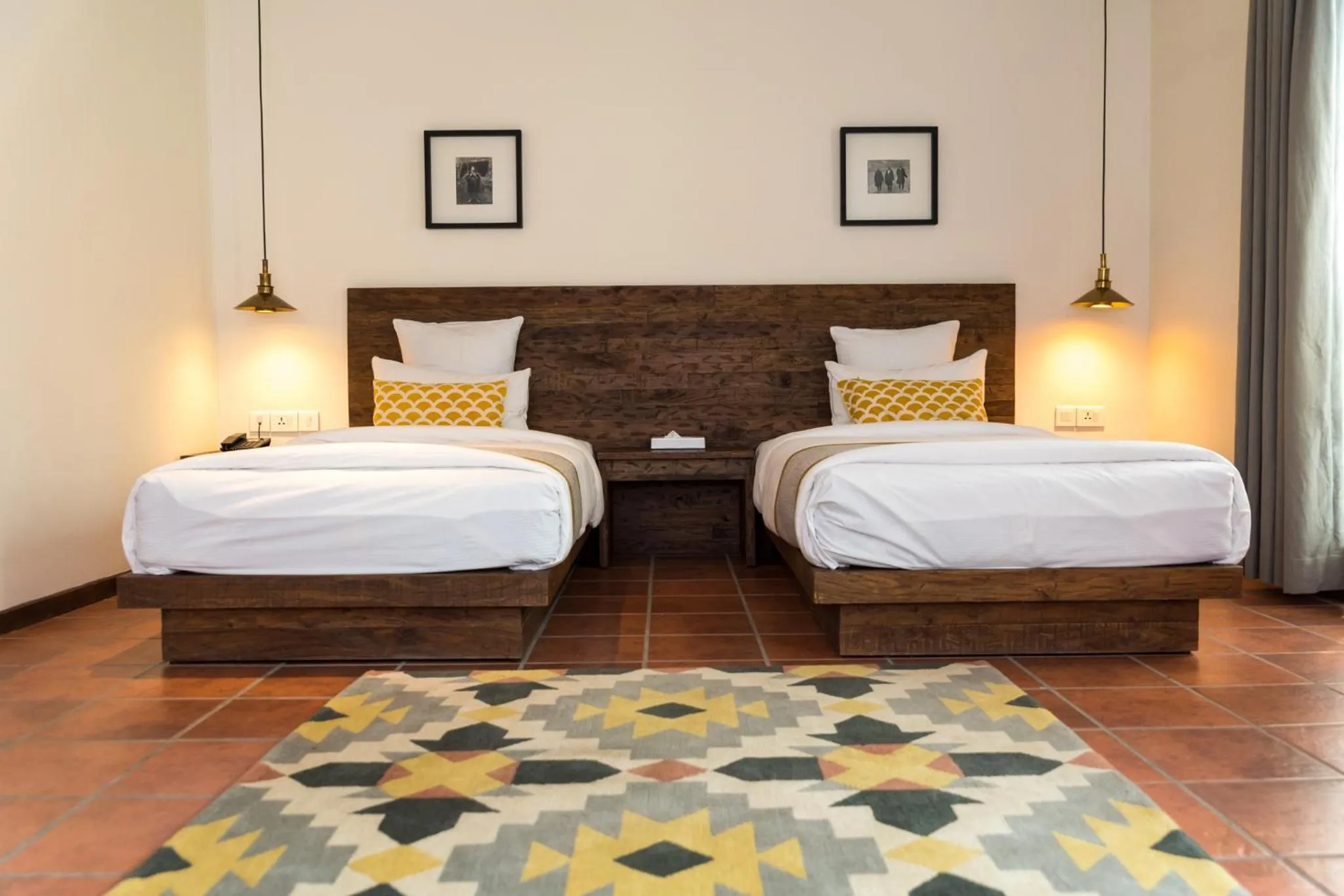 Bed in Hotel Roadhouse, Thamel, Kathmandu- Contemporary Boutique