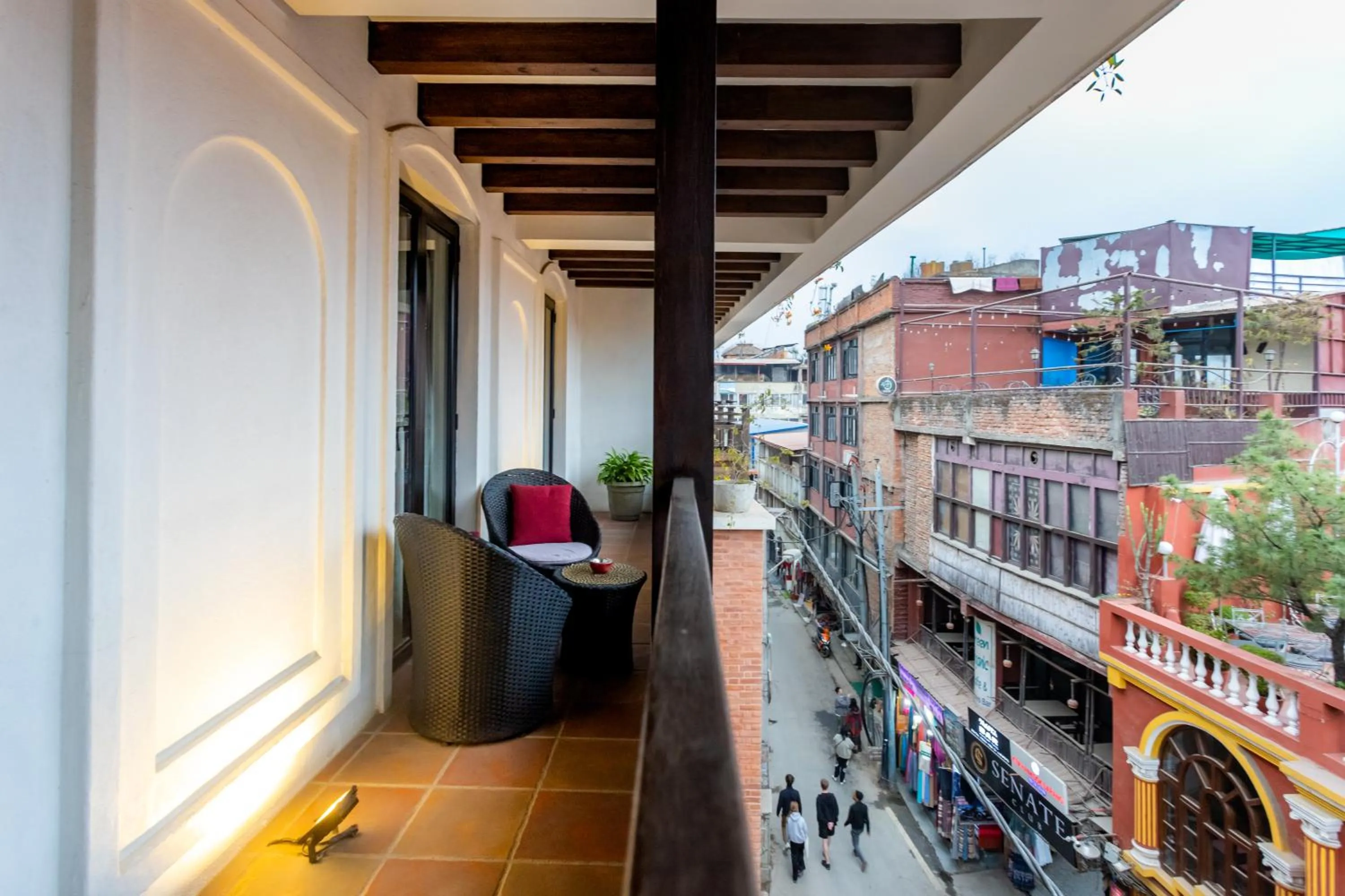 Balcony/Terrace in Hotel Roadhouse, Thamel, Kathmandu- Contemporary Boutique