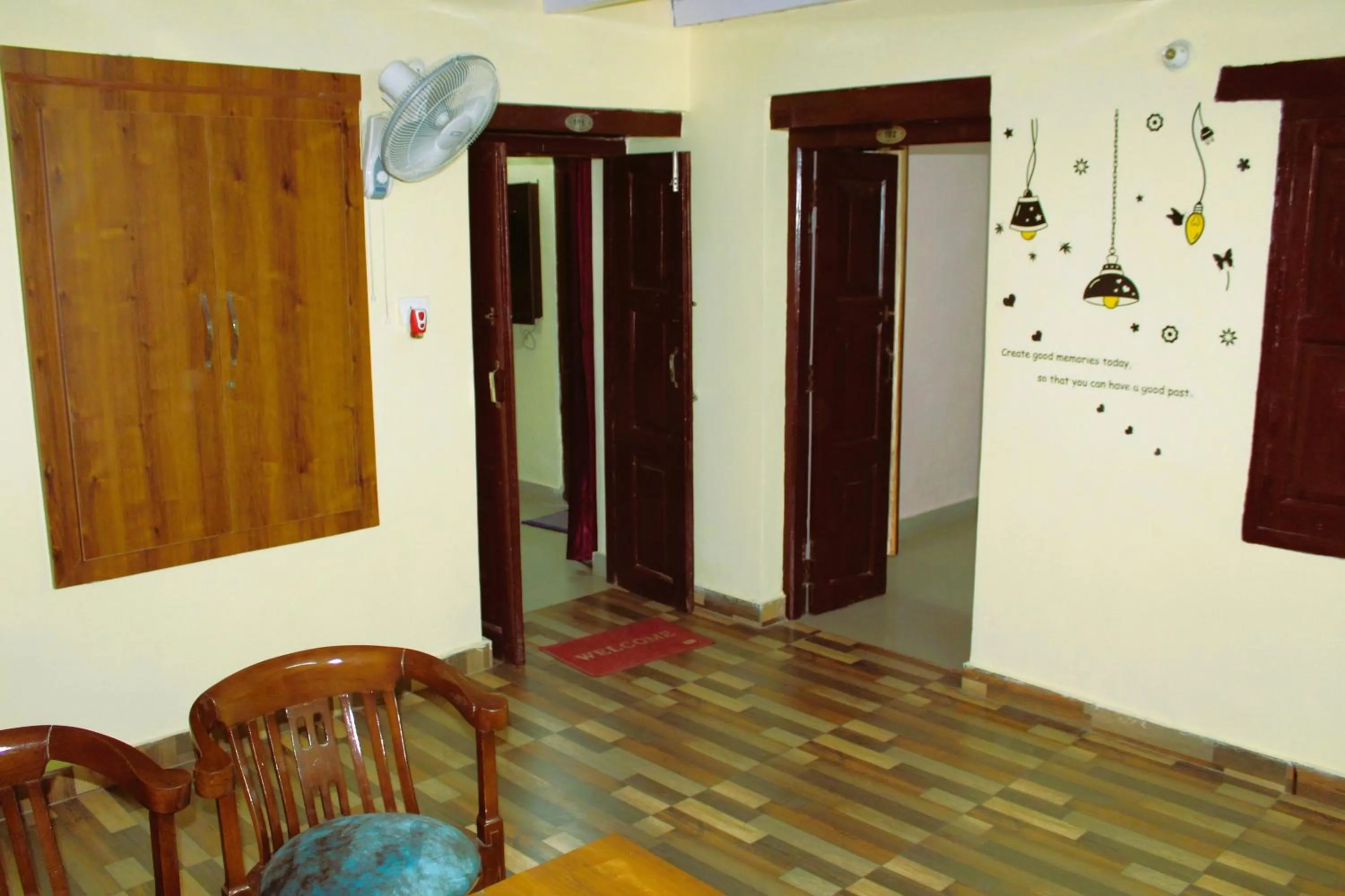 Seating area in Windsor Cottages