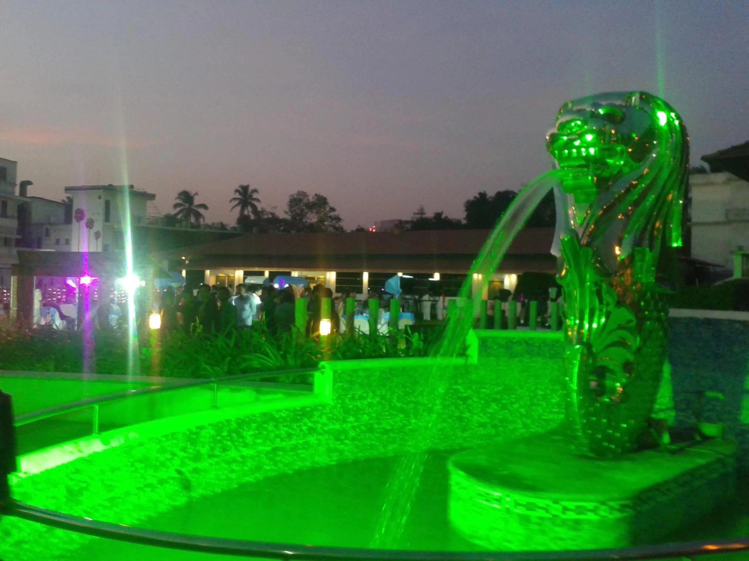 Pool view in Hotel Merlin International