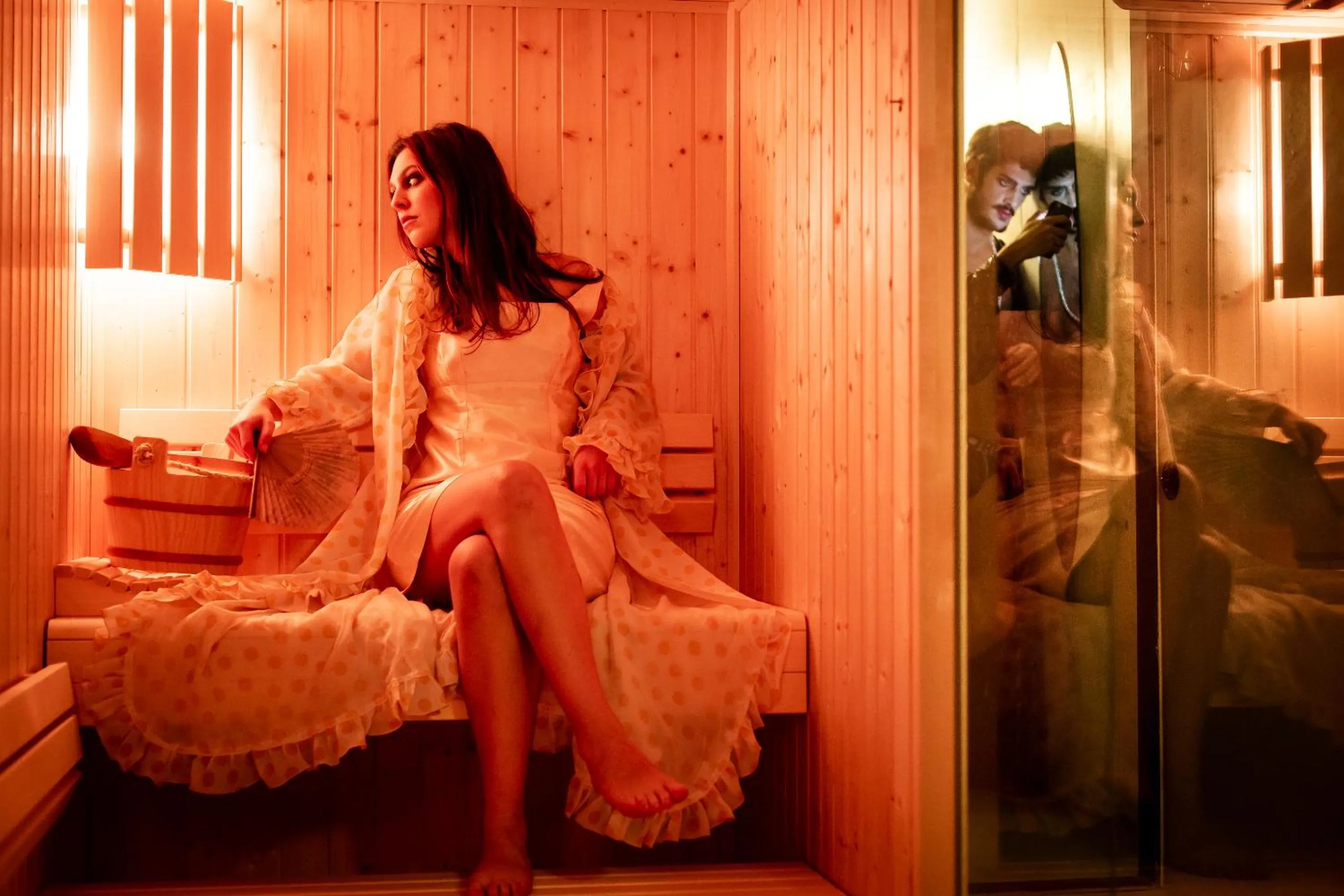 Sauna in Zero Box Lodge Porto