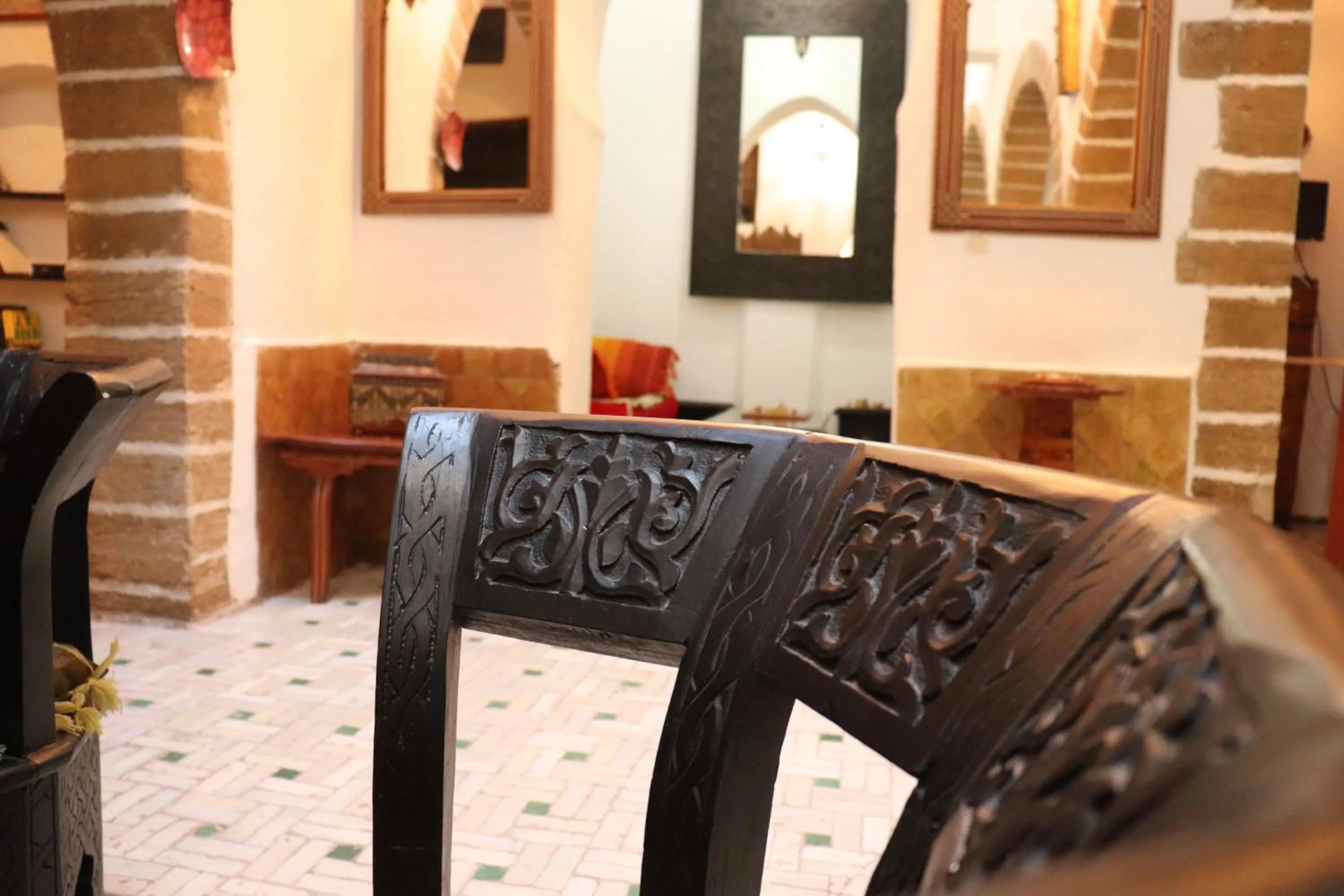 Living room in Hotel Dar El Qdima