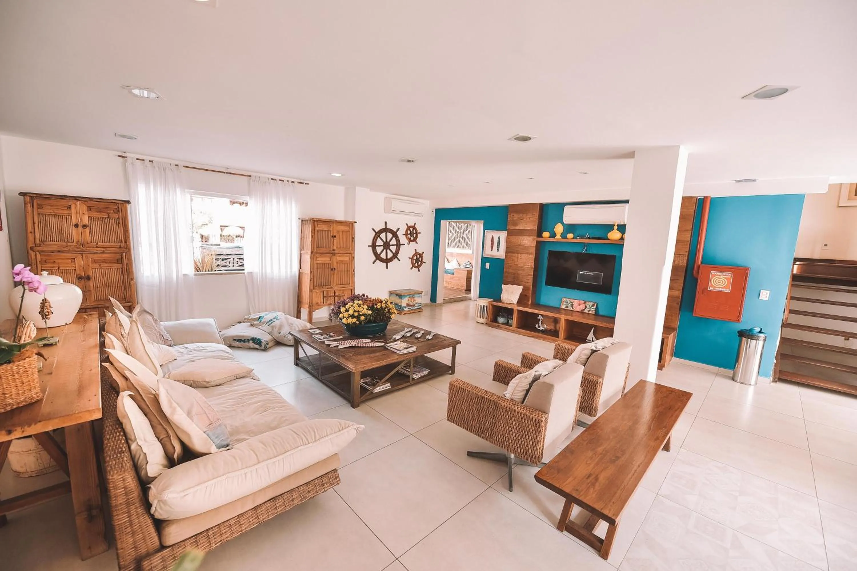 Living room in Pousada da Prainha