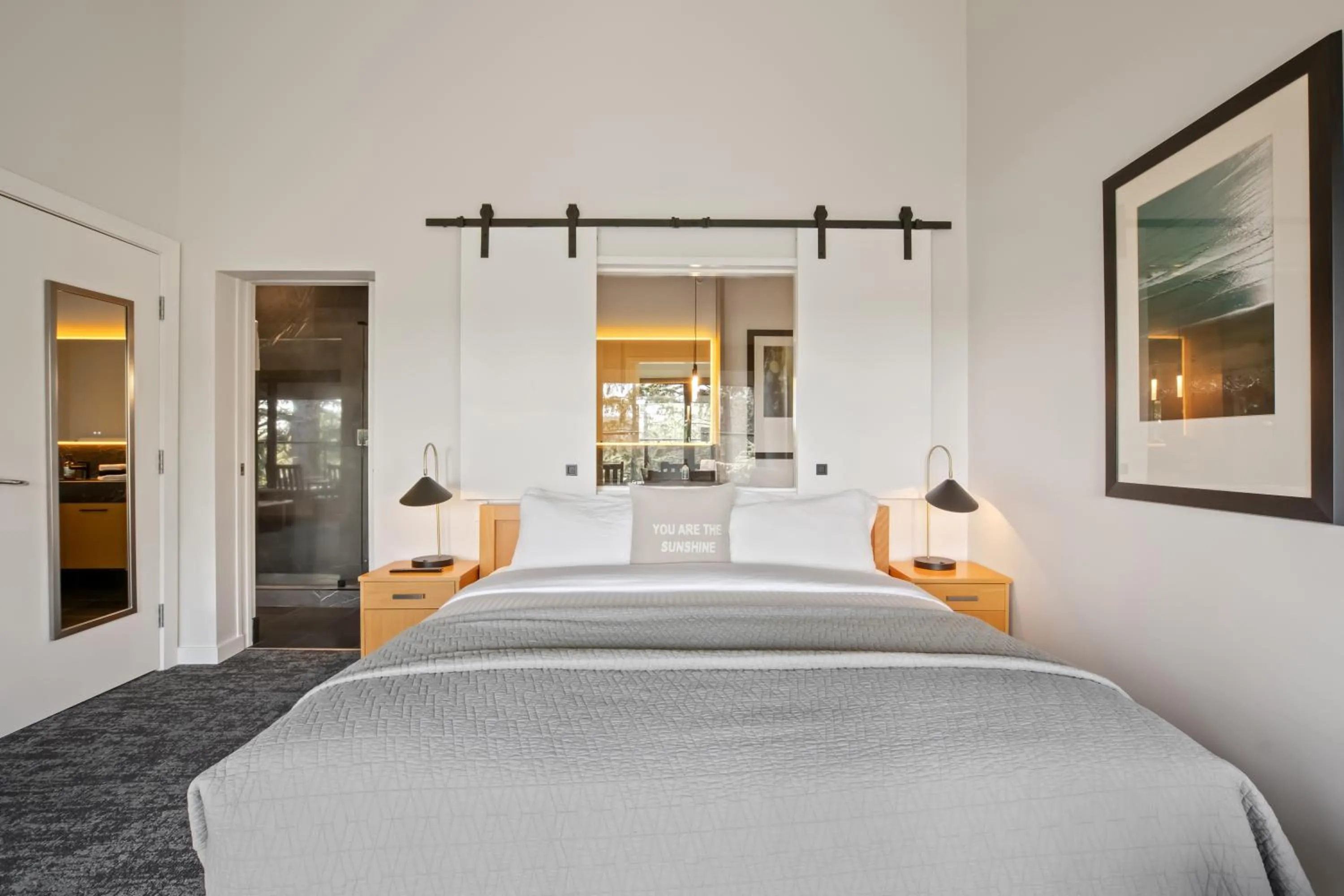 Bed in Black Rock Oceanfront Resort