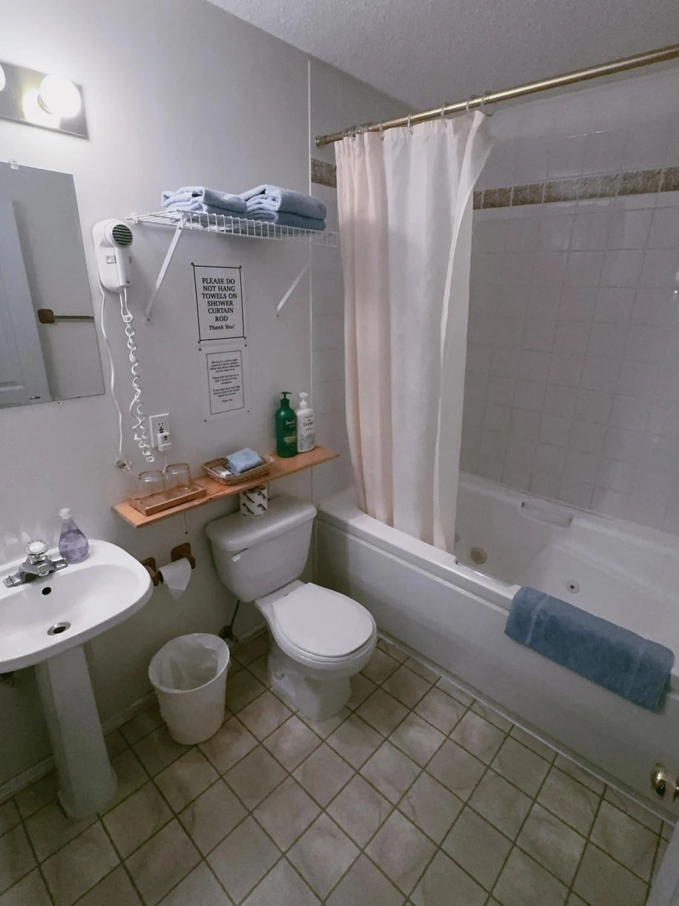 Shower in Alpine Meadows Lodge