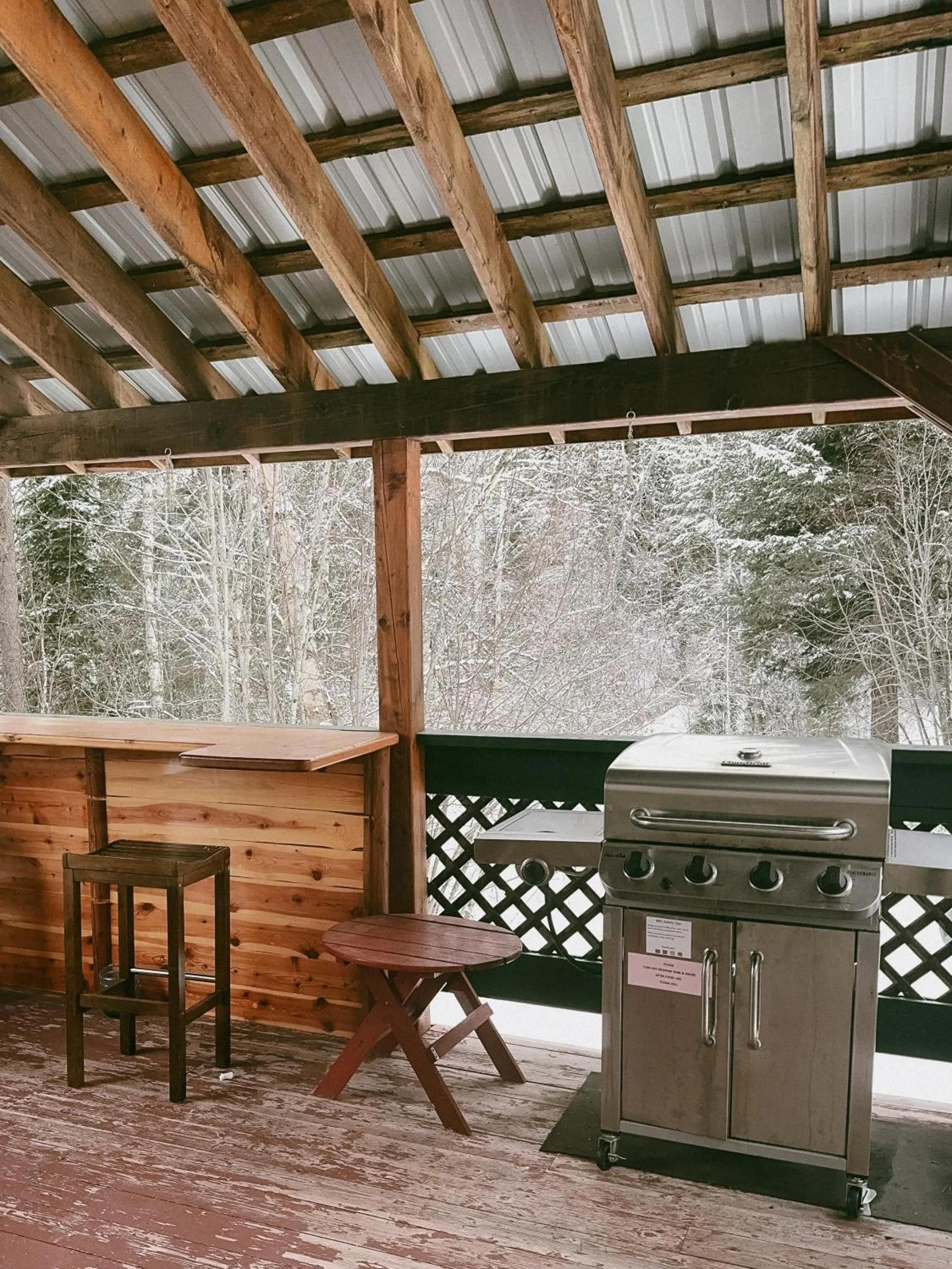 BBQ facilities in Alpine Meadows Lodge