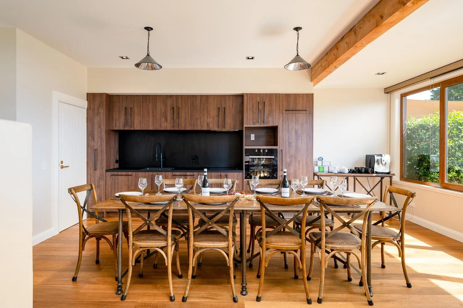 Dining Area in Wanaka Haven Lodge Accommodation