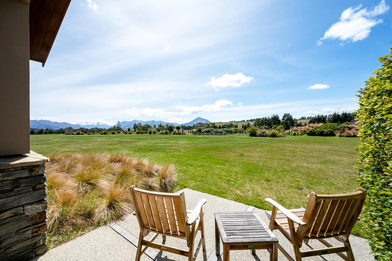Patio in Wanaka Haven Lodge Accommodation