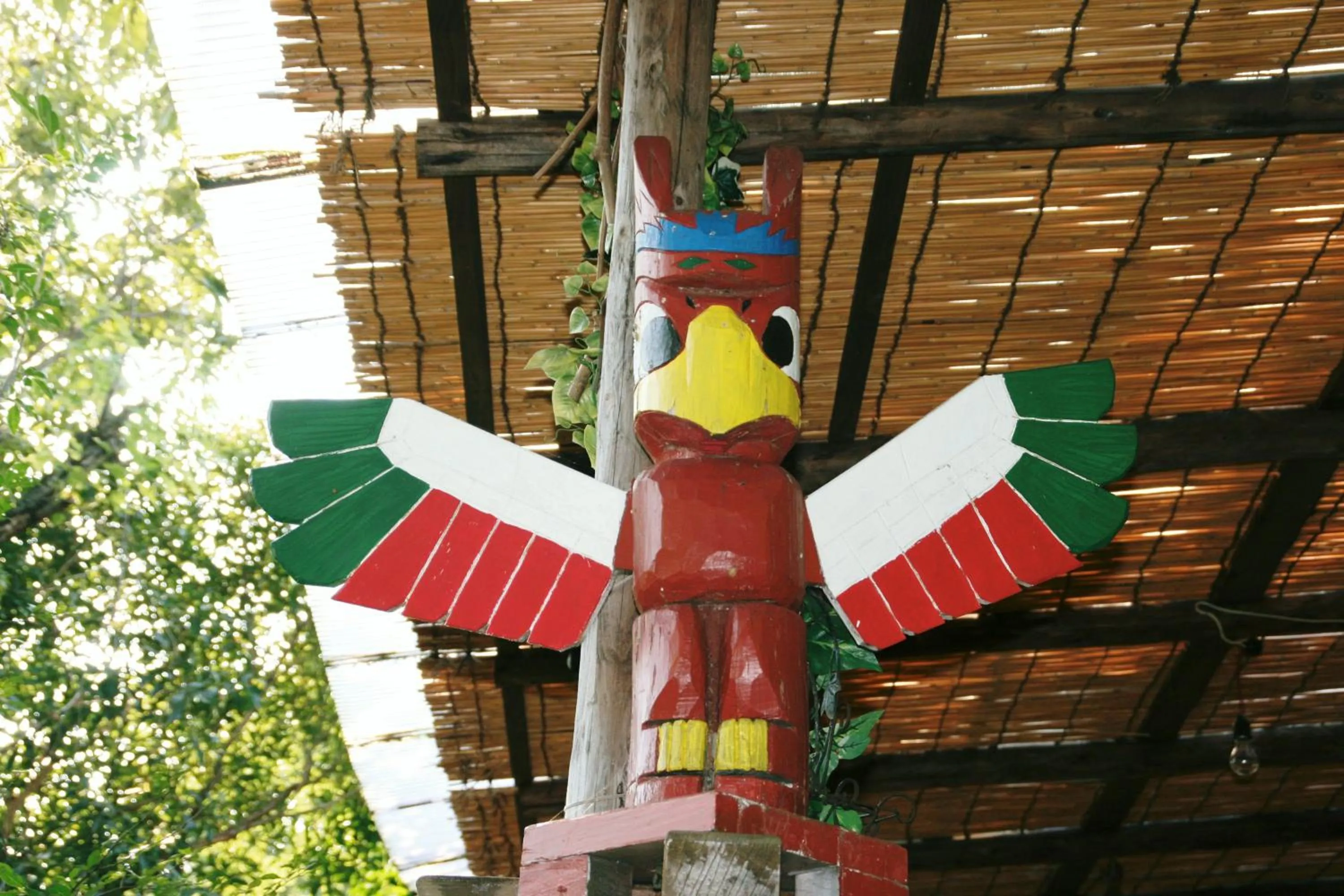Decorative detail in Pension Totem Pole