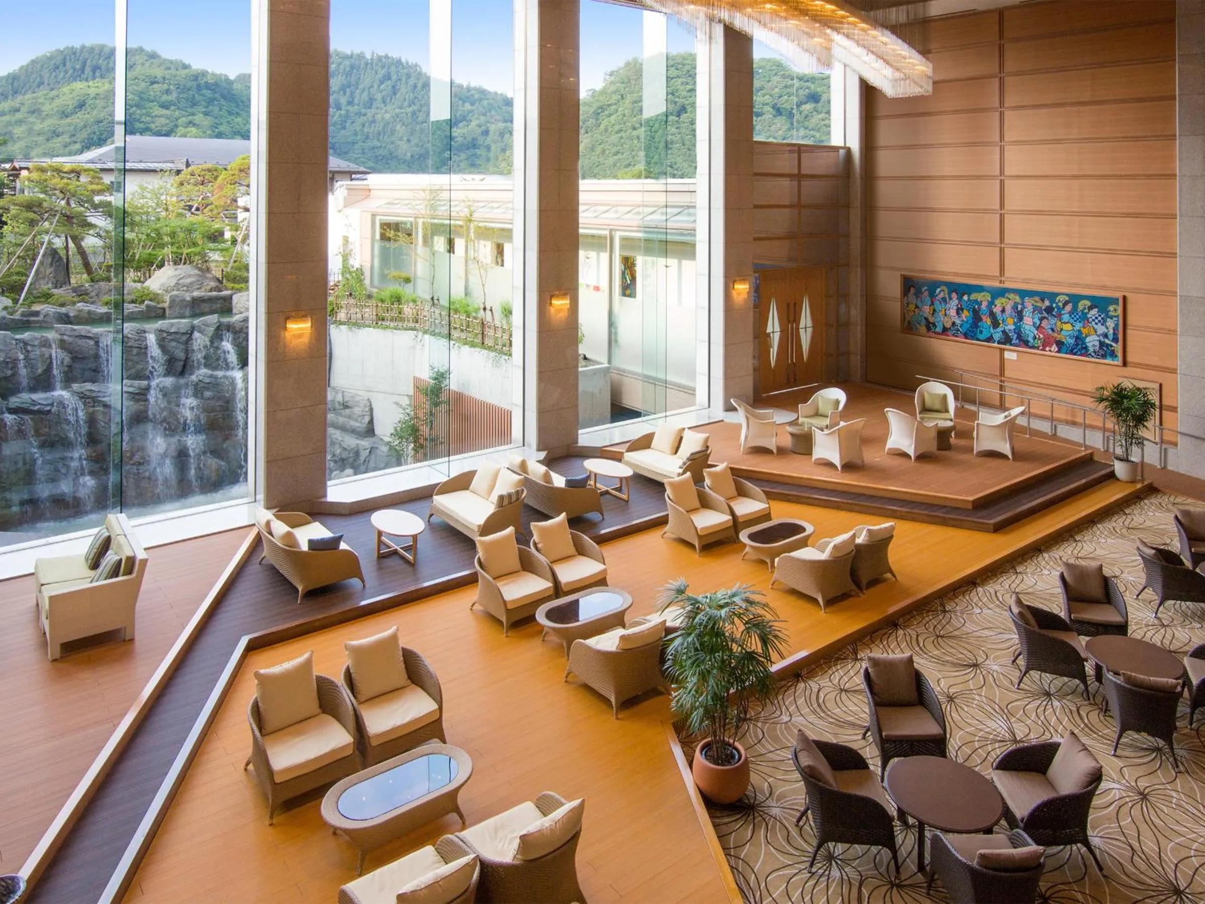 Communal lounge/ TV room in Tendo Hotel