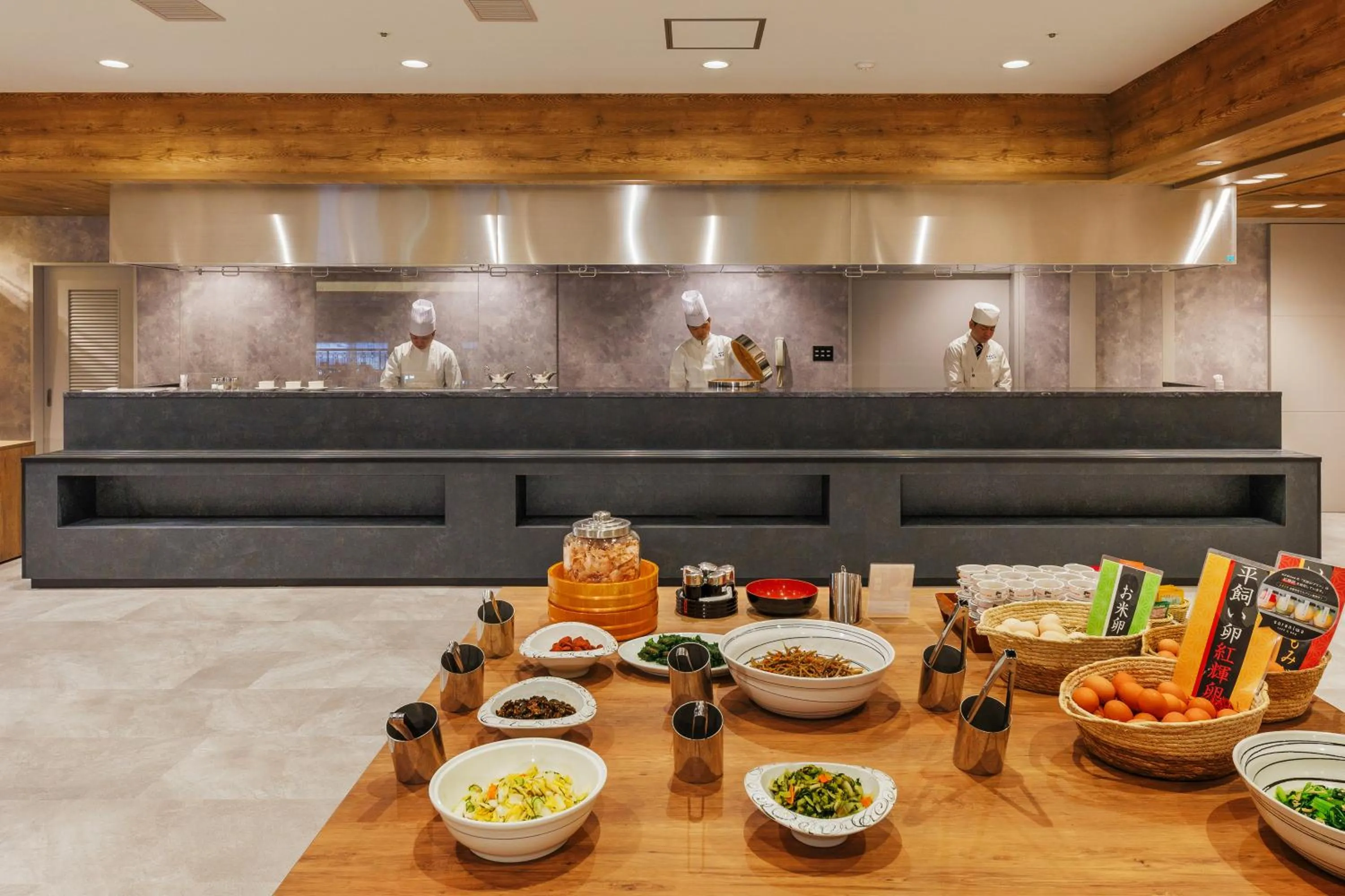 Breakfast in Tendo Hotel