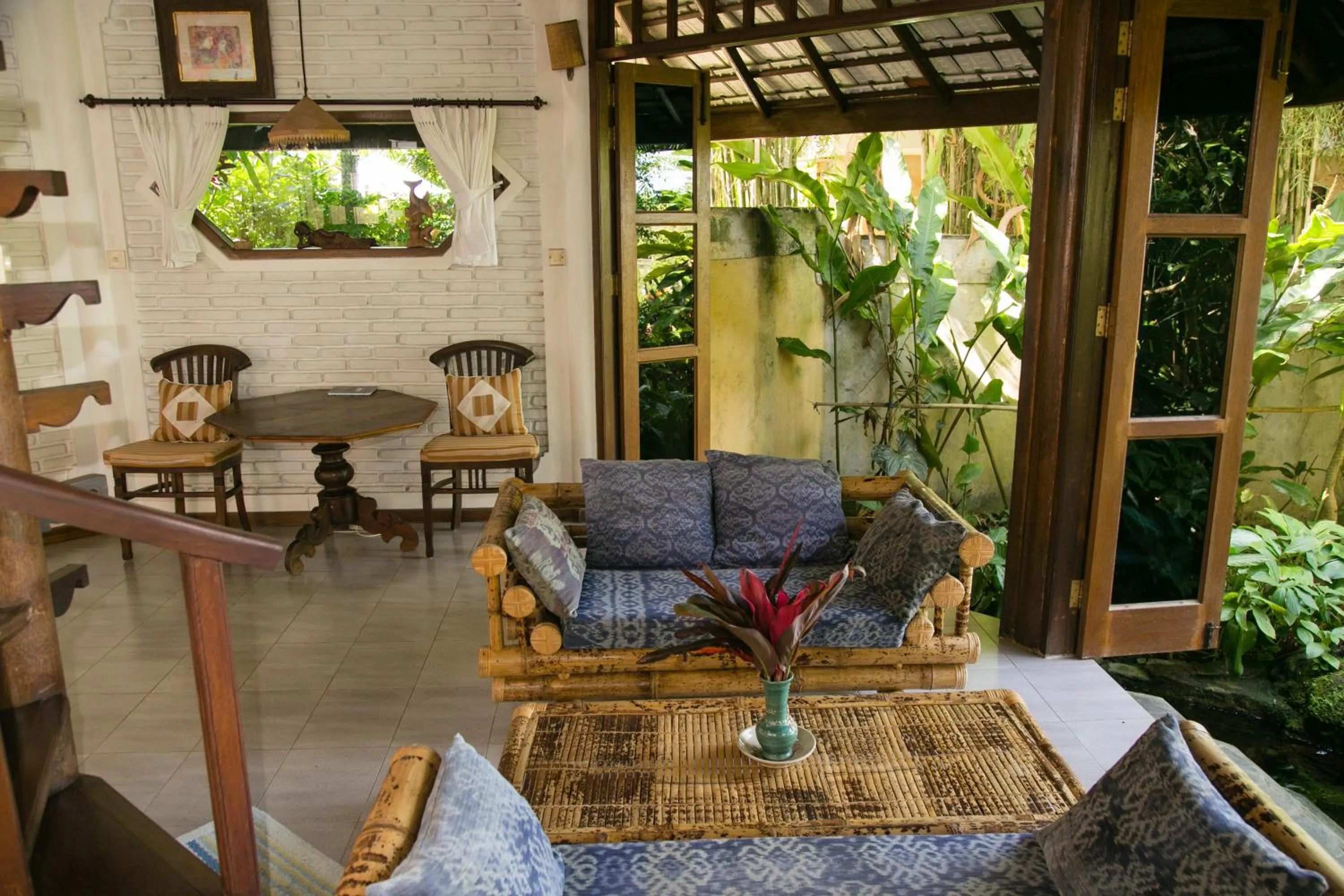 Living room in Tirtagangga Water Palace Villas