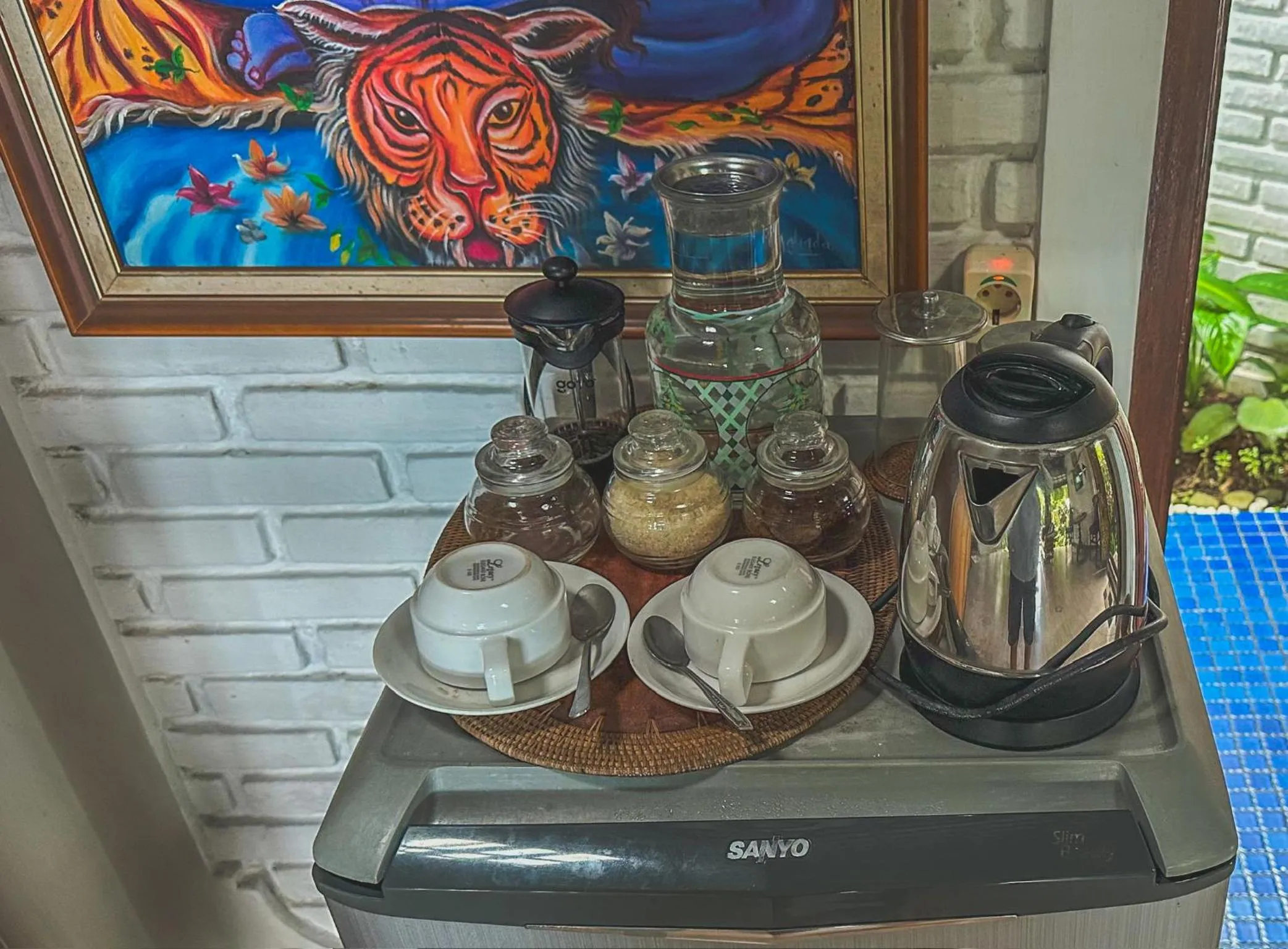 Coffee/tea facilities in Tirtagangga Water Palace Villas
