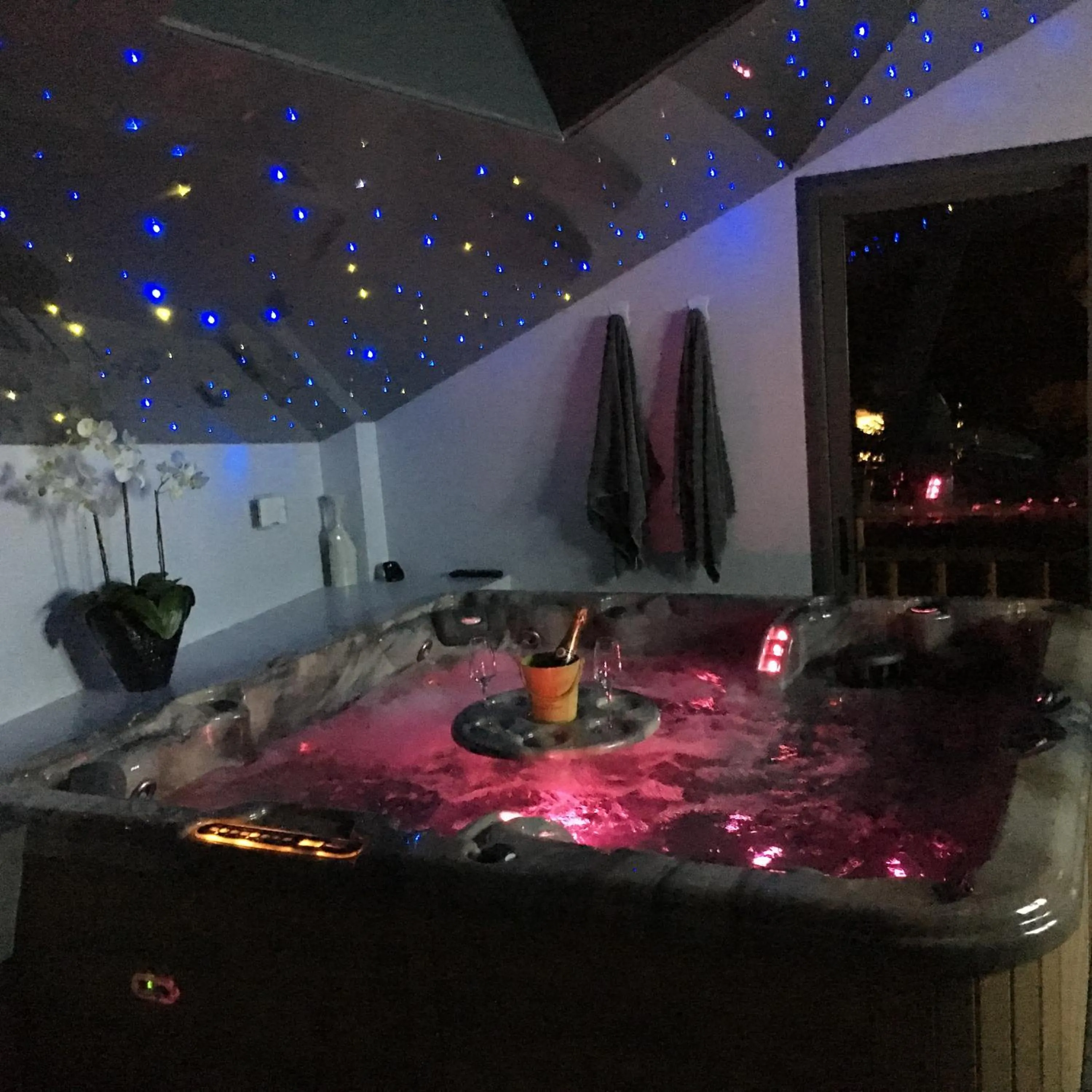 Hot Tub in Le Paon Bleu Annecy Poisy