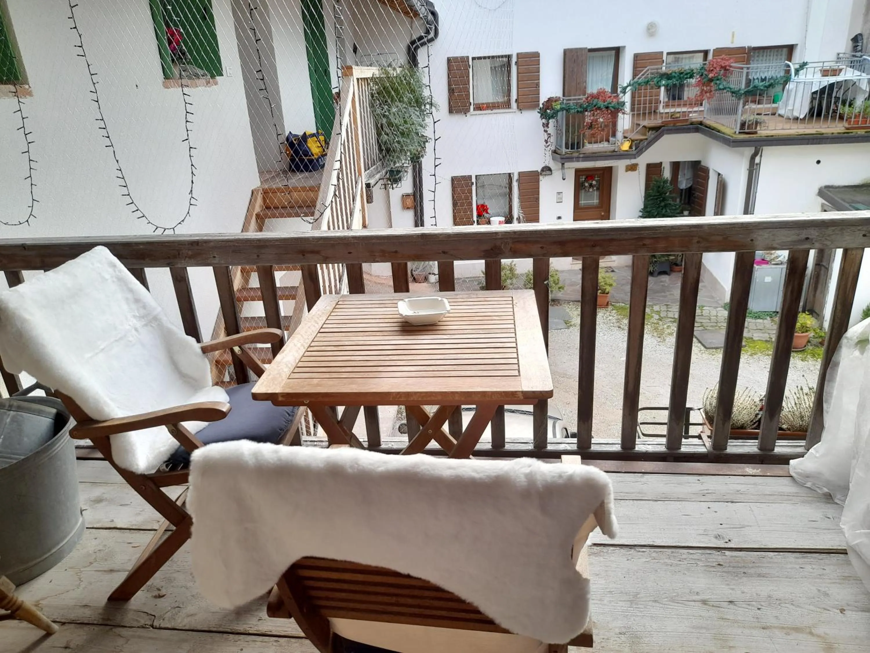 Inner courtyard view in Casa 1885