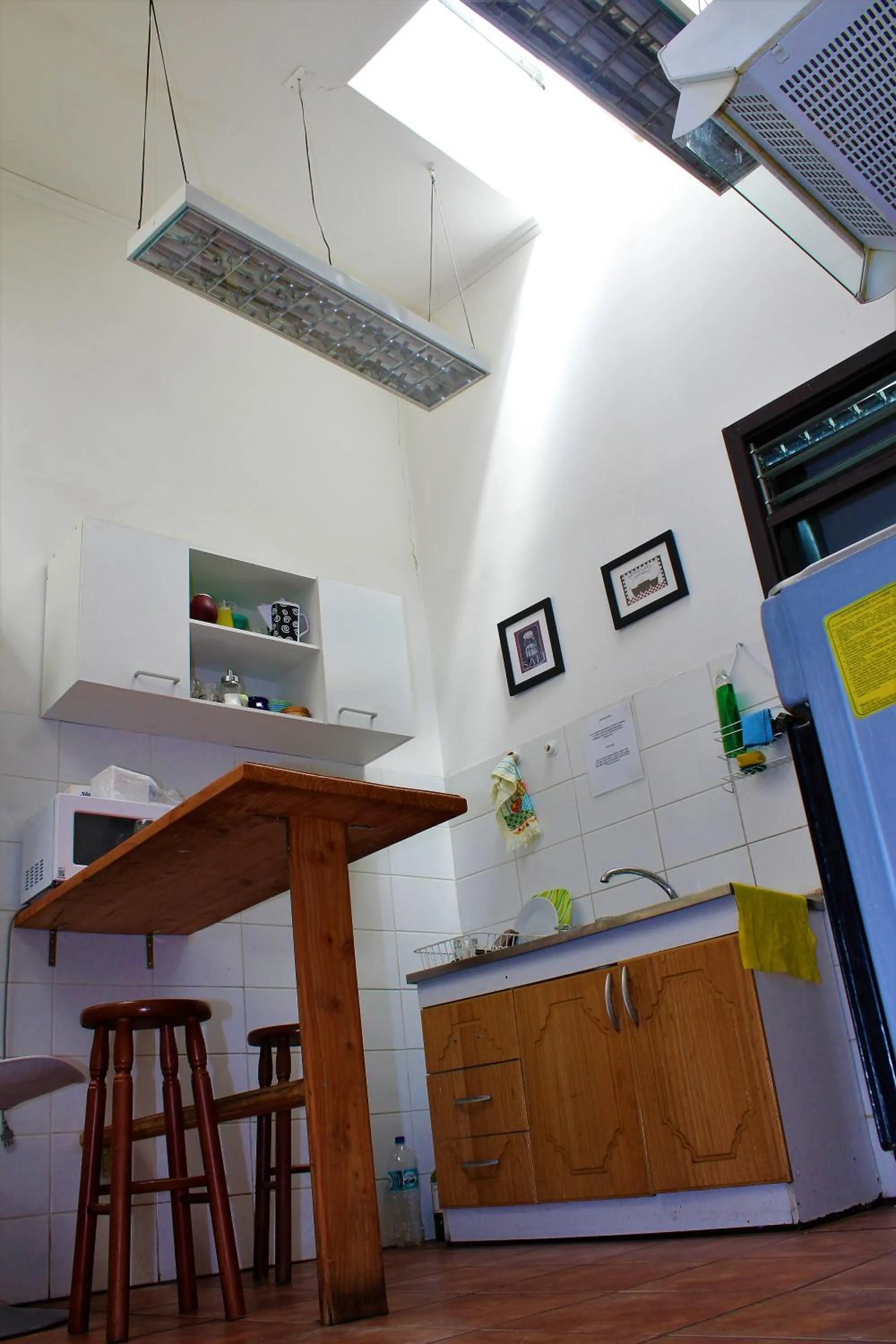 Kitchen or kitchenette in Volta Inn Hostel