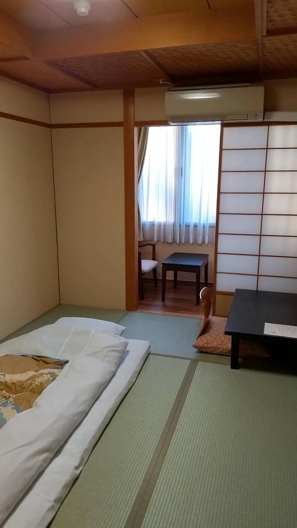 Bed in Ryokan Kousen
