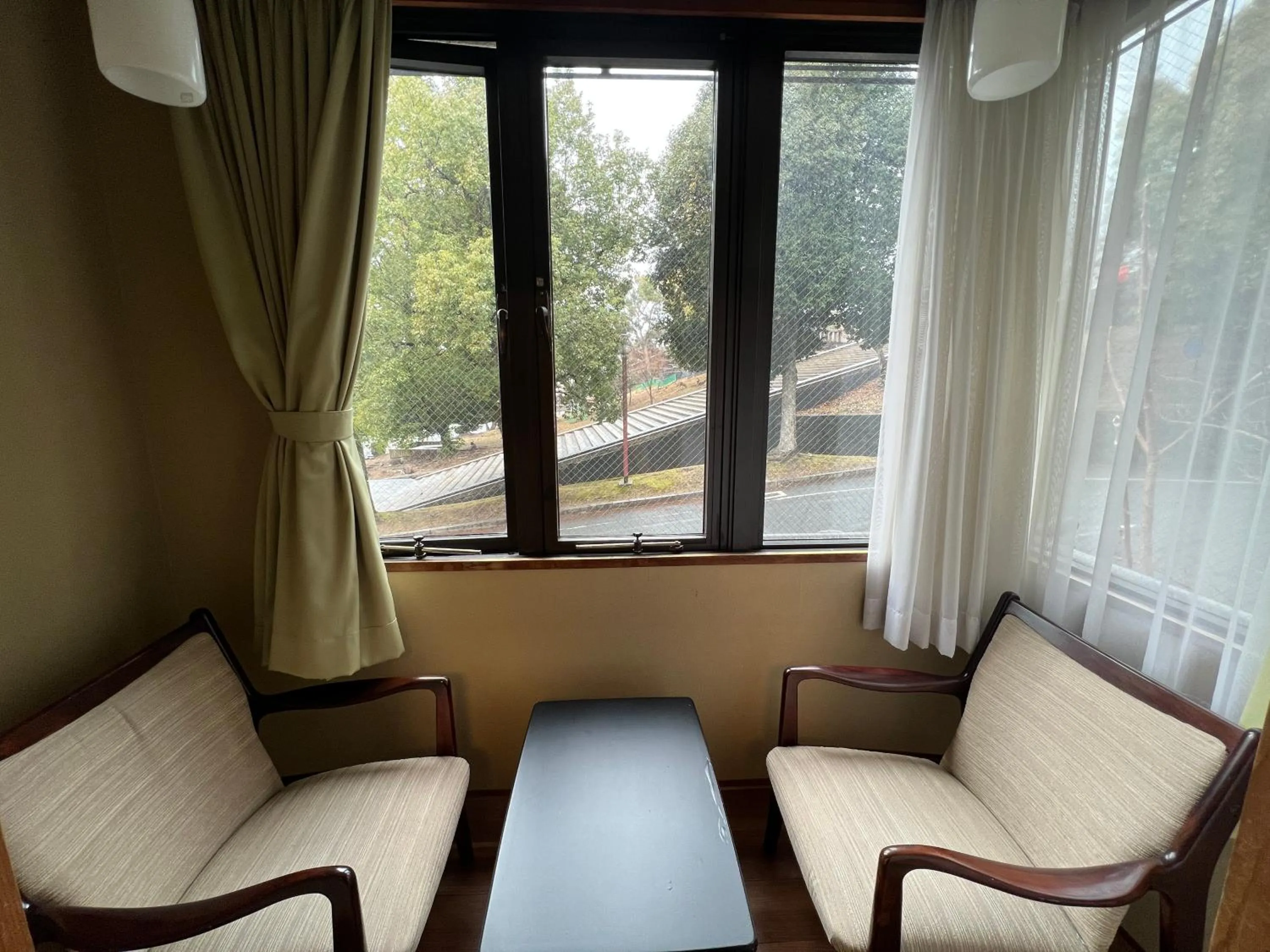 Seating area in Ryokan Kousen