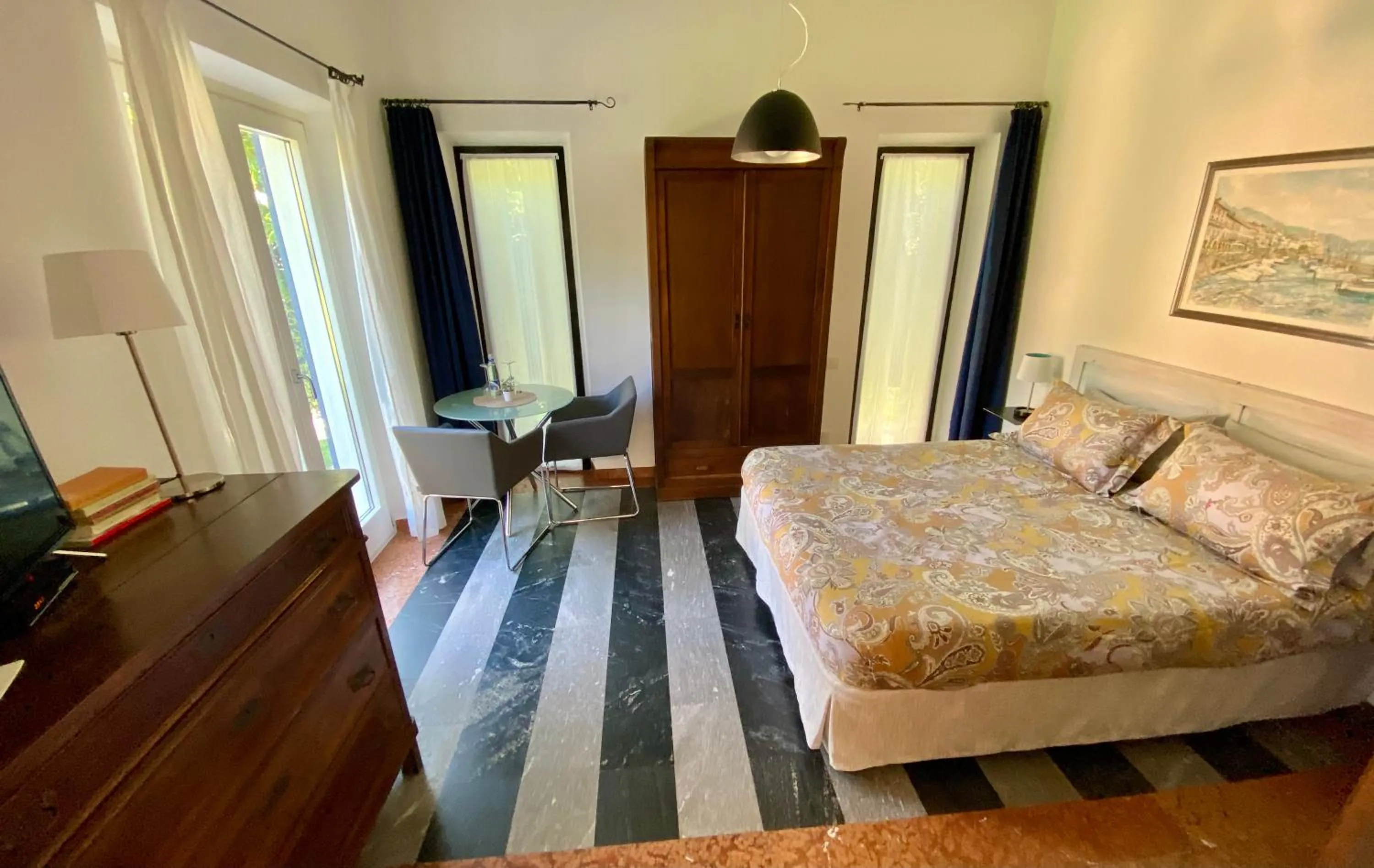 Bed in Villa Costantina with heated POOL