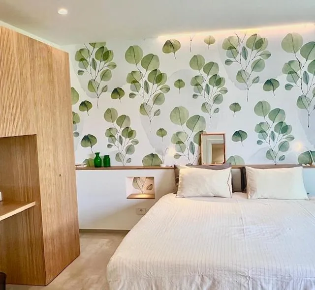 Bed in Villa Costantina with heated POOL