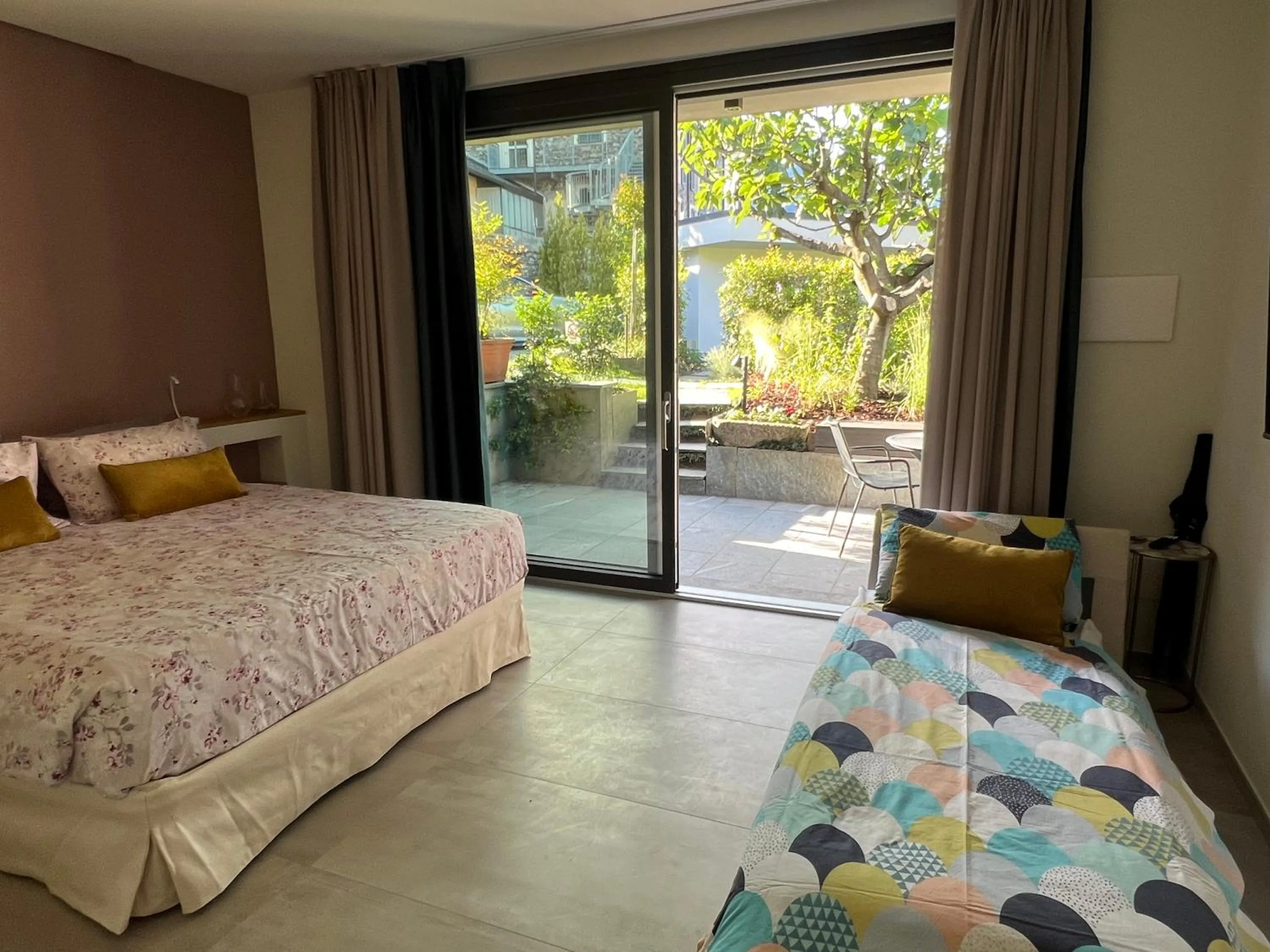 Bed in Villa Costantina with heated POOL