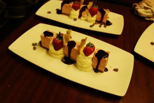 Food close-up in Lynhams Hotel