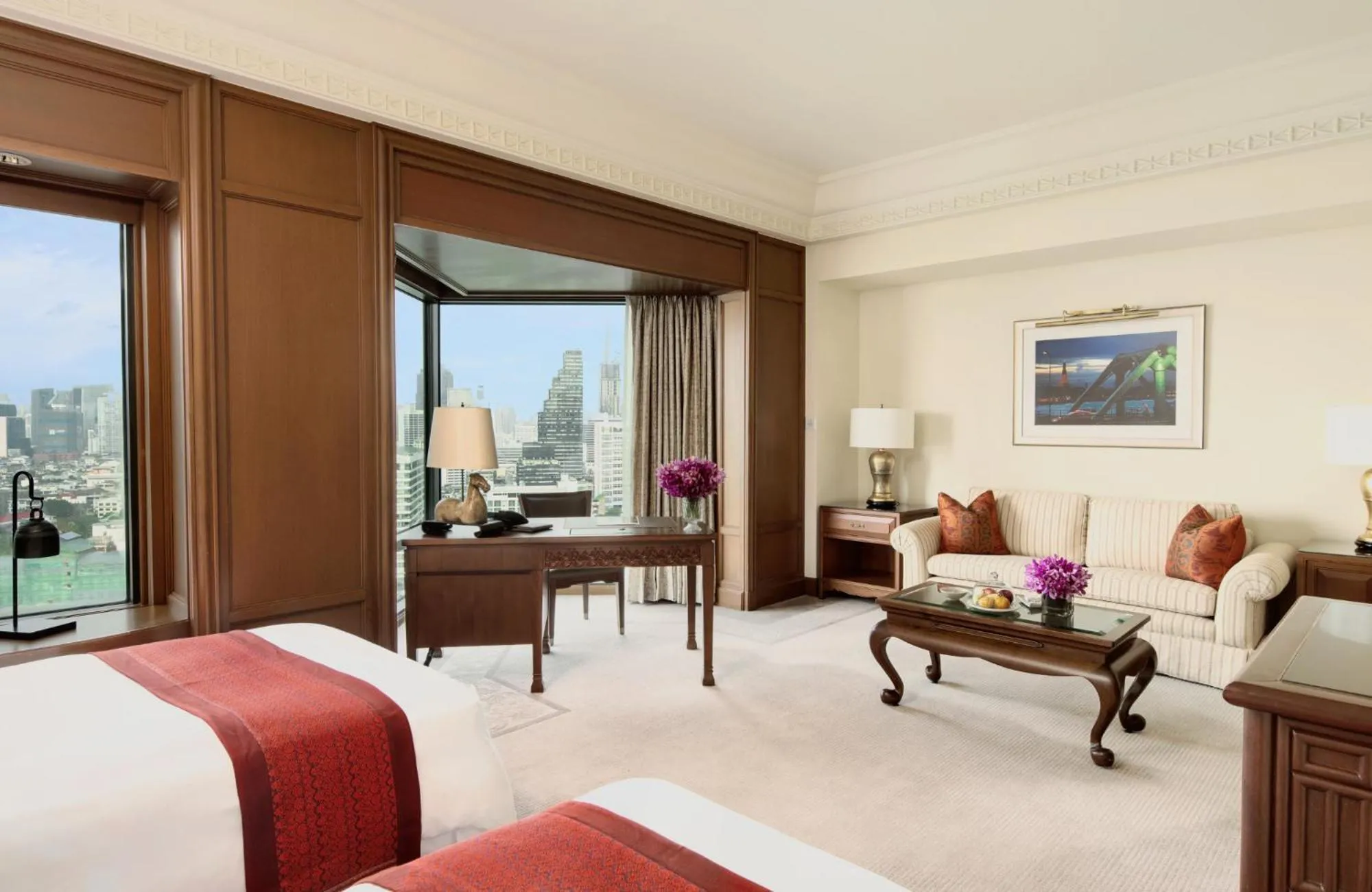 Bedroom, Bed in The Peninsula Bangkok