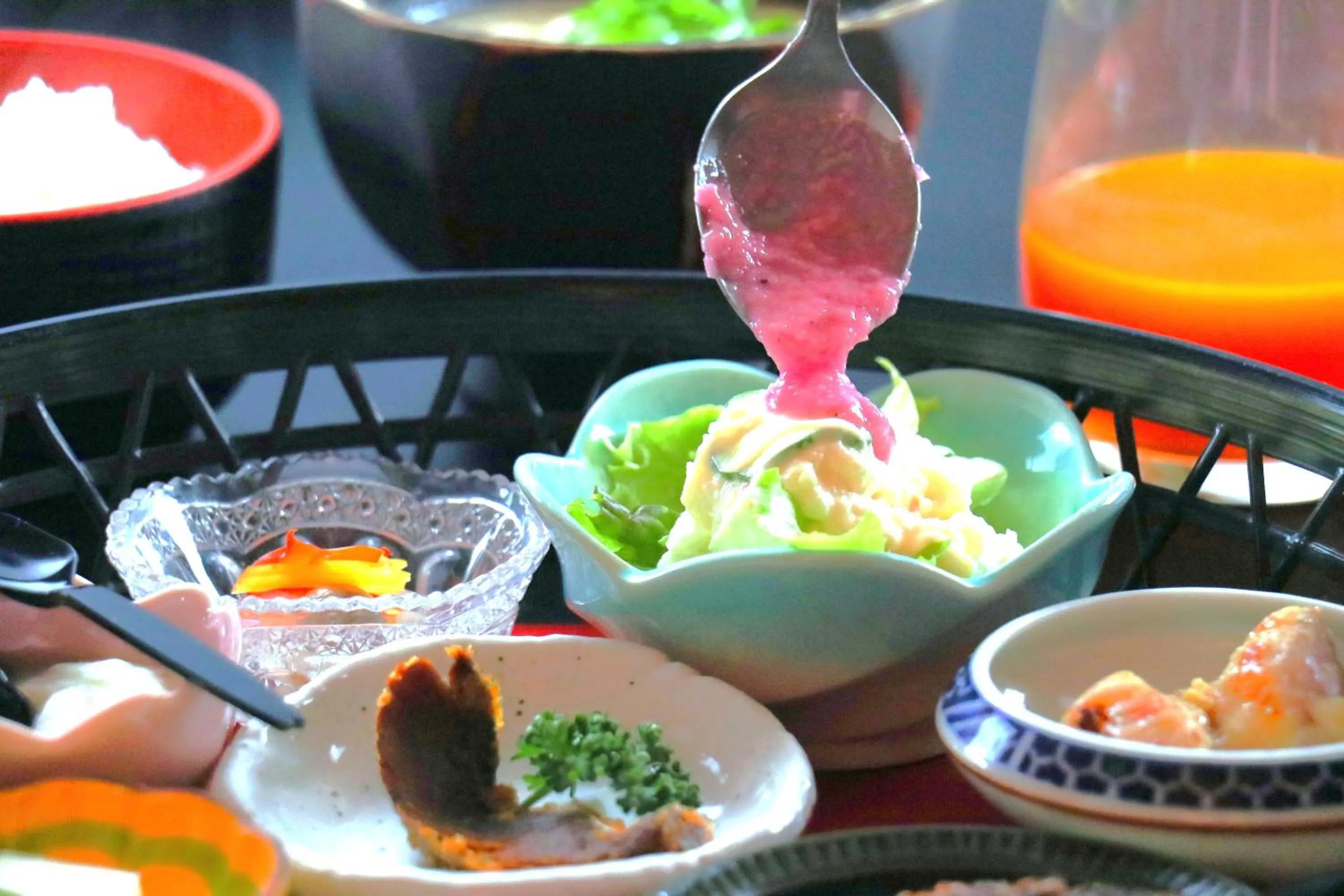 Breakfast in Tsuruga Sazanami Resort Chobei