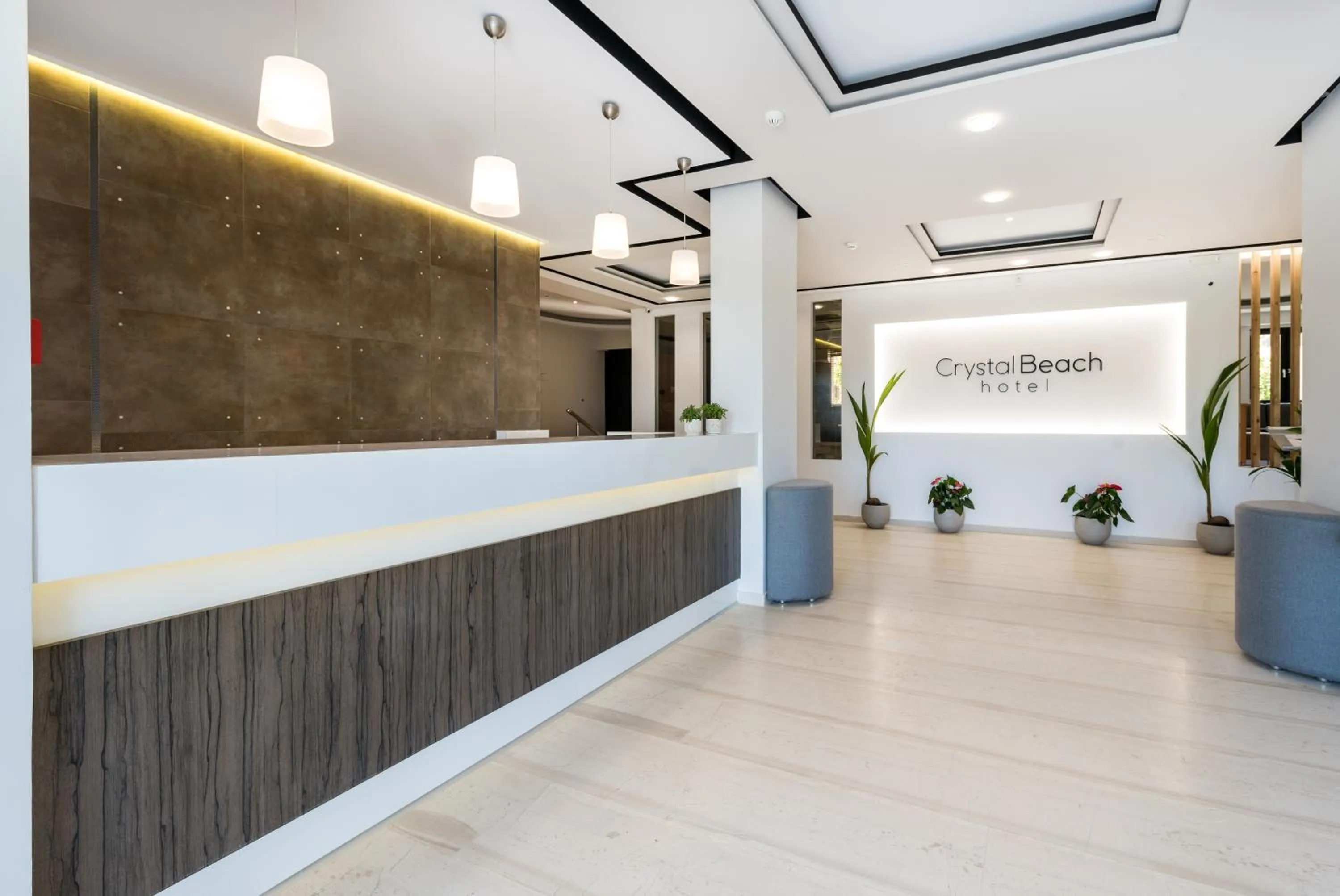 Lobby or reception in Crystal Beach Hotel