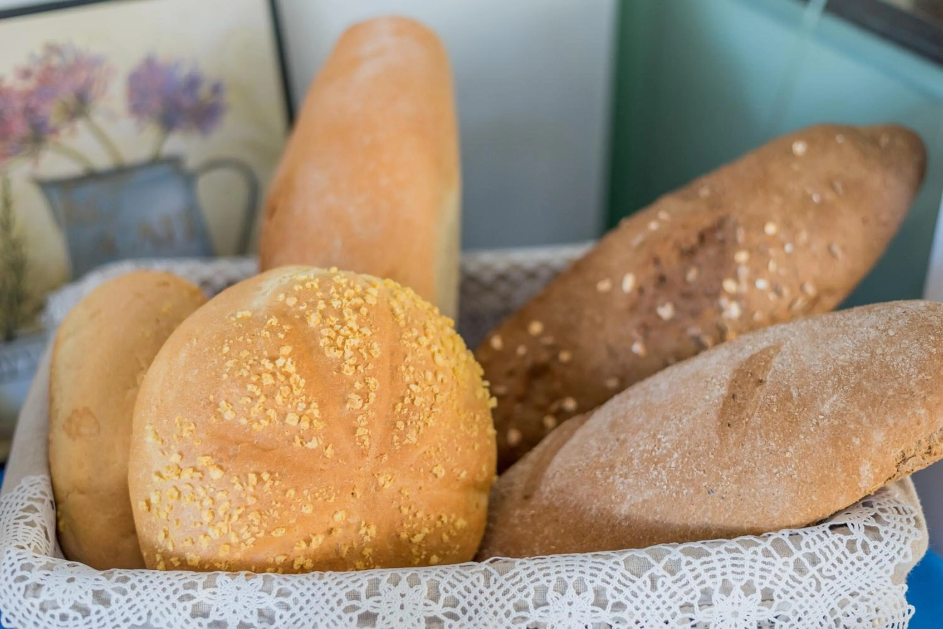 Buffet breakfast in Crystal Beach Hotel