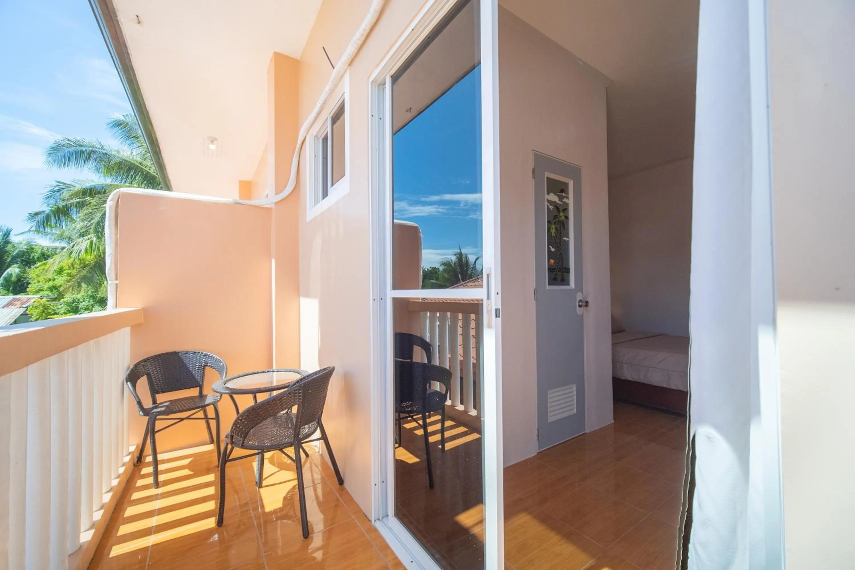 Patio in SMAK's Hotel