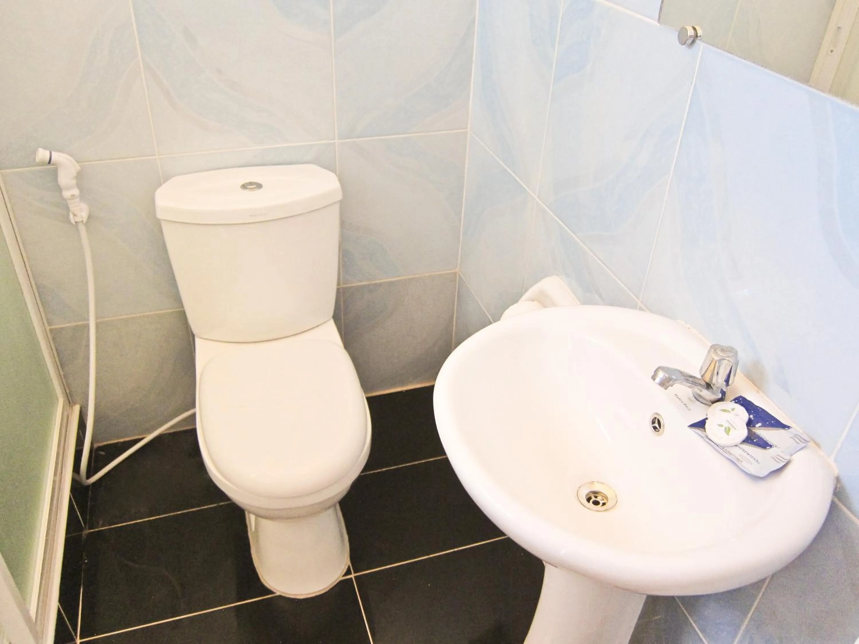 Toilet in SMAK's Hotel