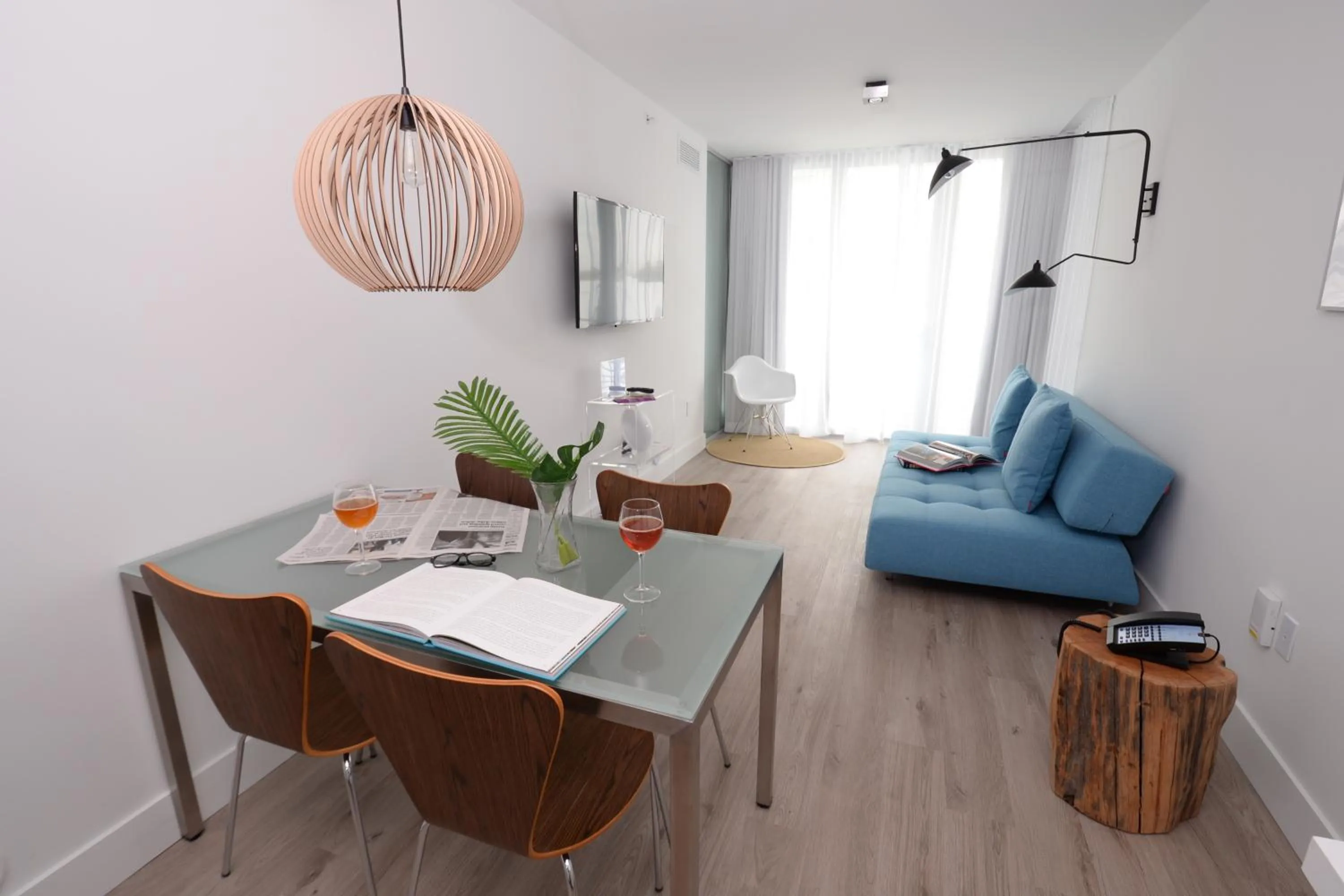 Seating area in 6080 Design Hotel by Eskape Collection