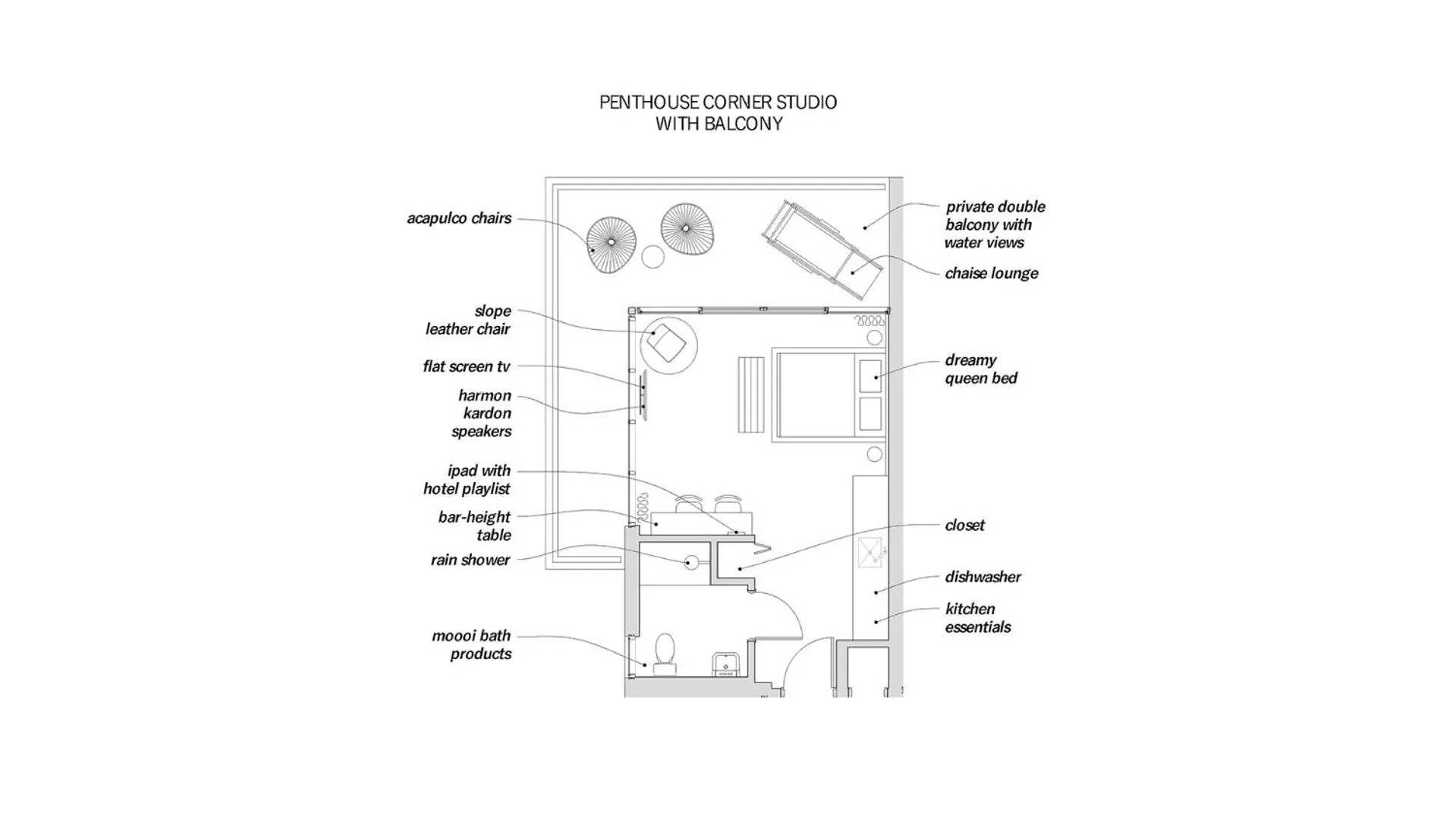 Bedroom in 6080 Design Hotel by Eskape Collection