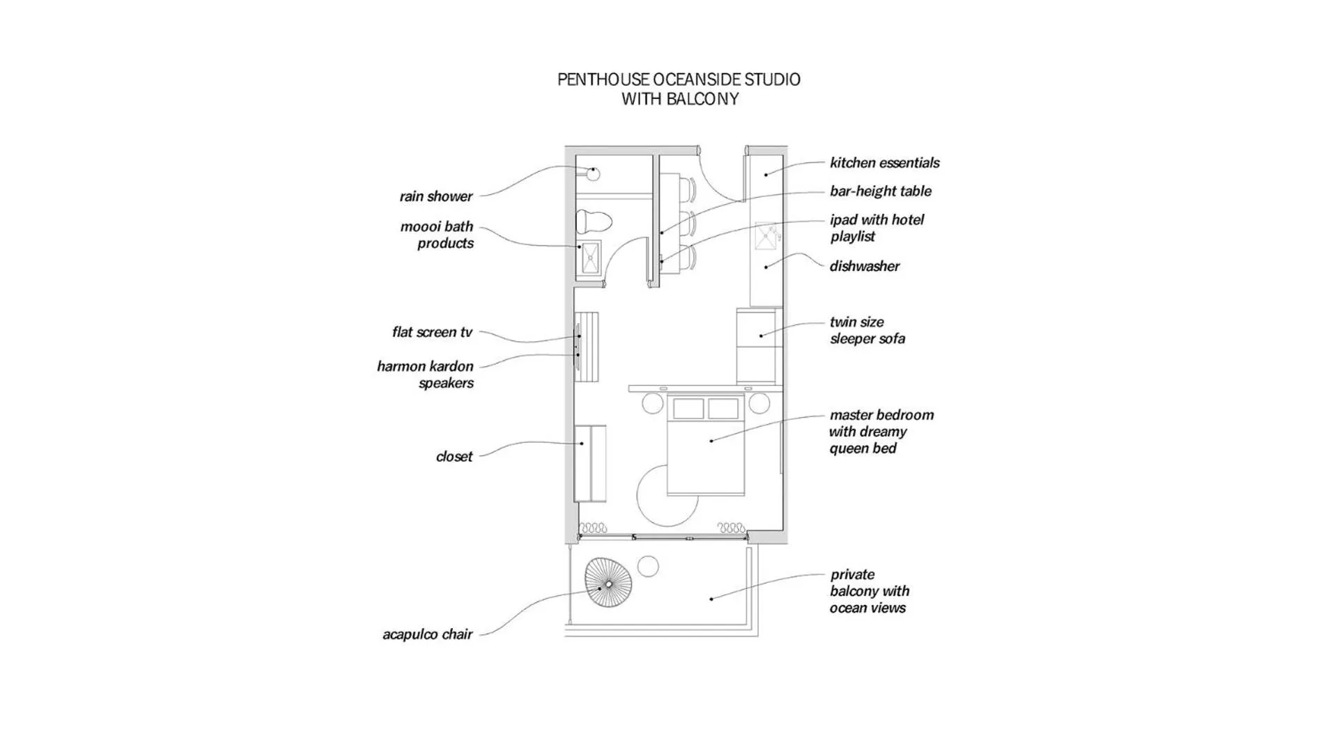 Bedroom in 6080 Design Hotel by Eskape Collection