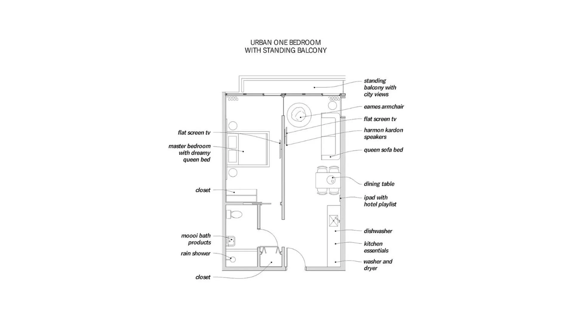 Bedroom in 6080 Design Hotel by Eskape Collection