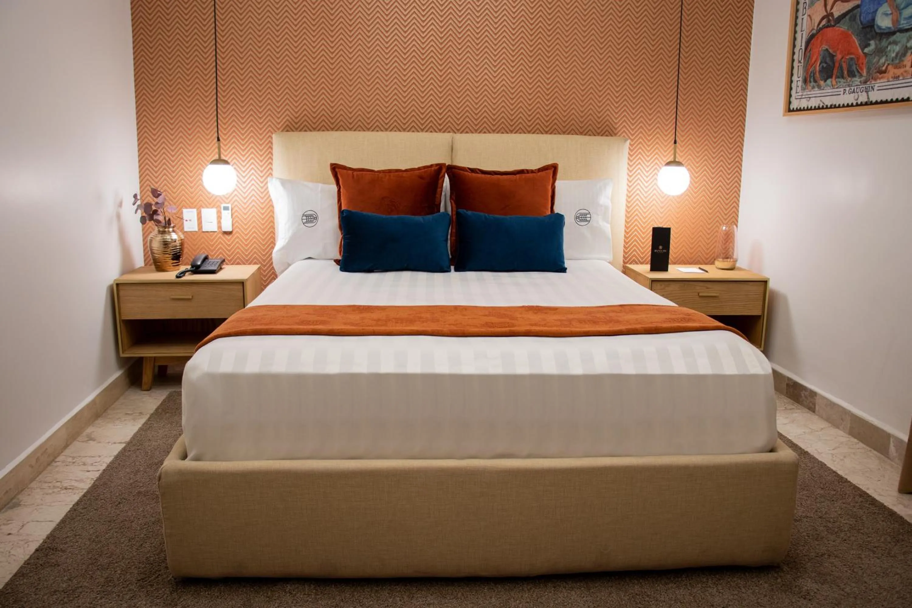 Bed in Hotel Roma 191