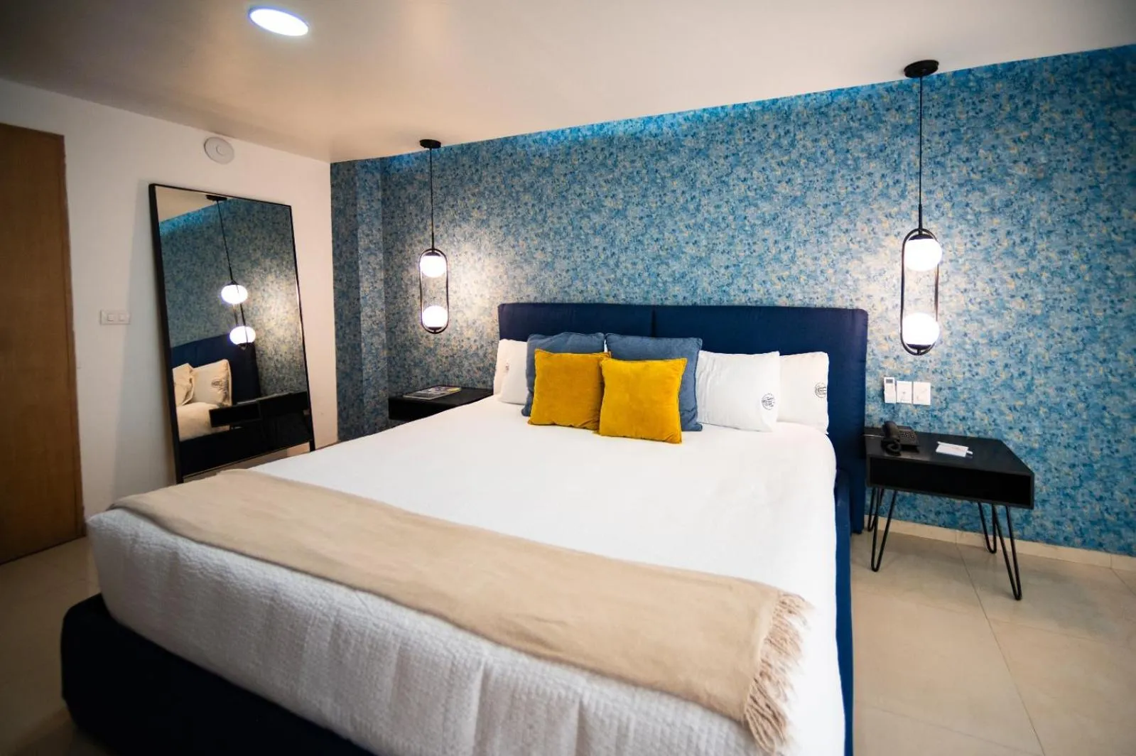 Bed in Hotel Roma 191