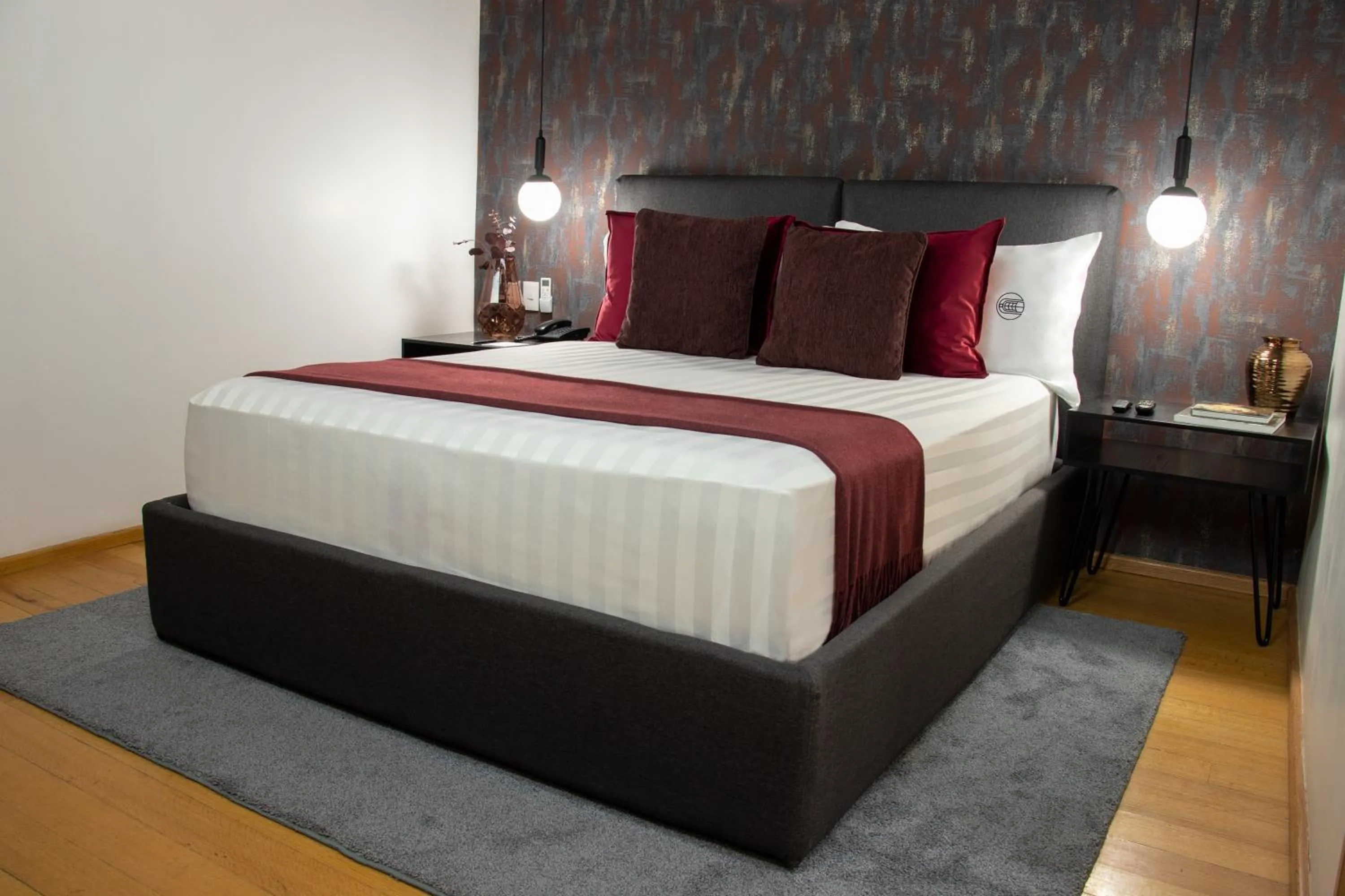 Bed in Hotel Roma 191