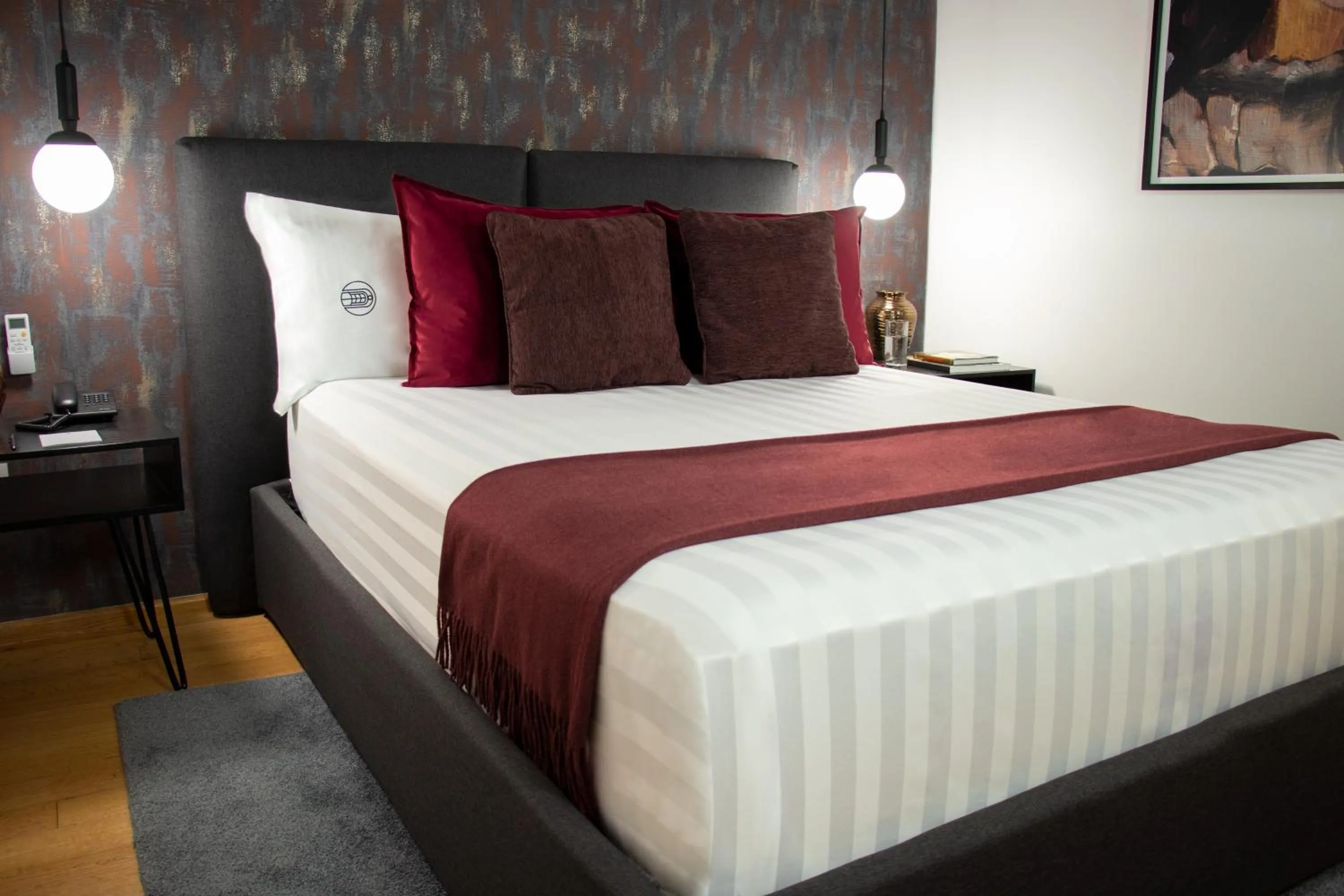 Bed in Hotel Roma 191