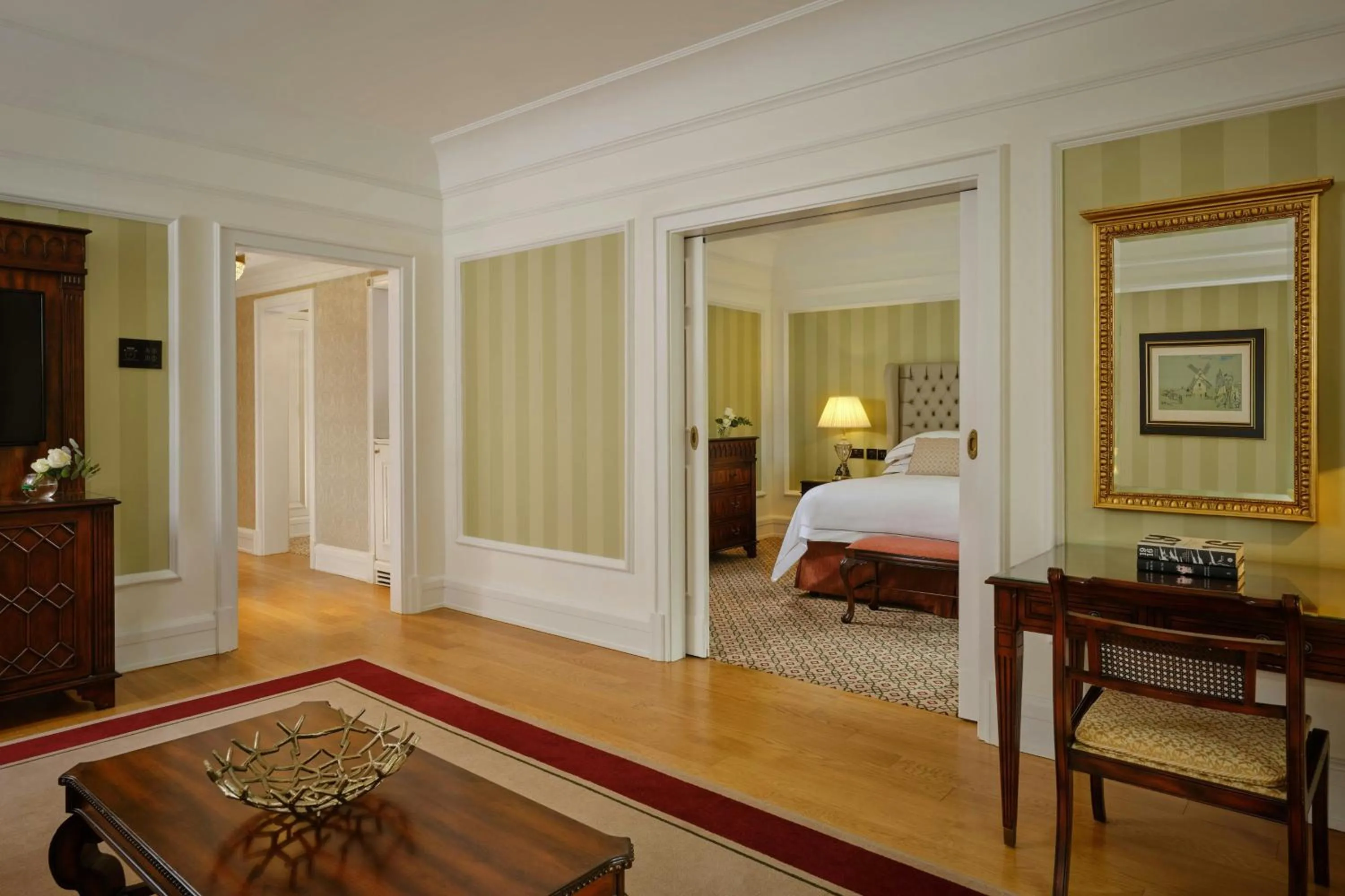 Photo of the whole room, Bed in Powerscourt Hotel, Autograph Collection