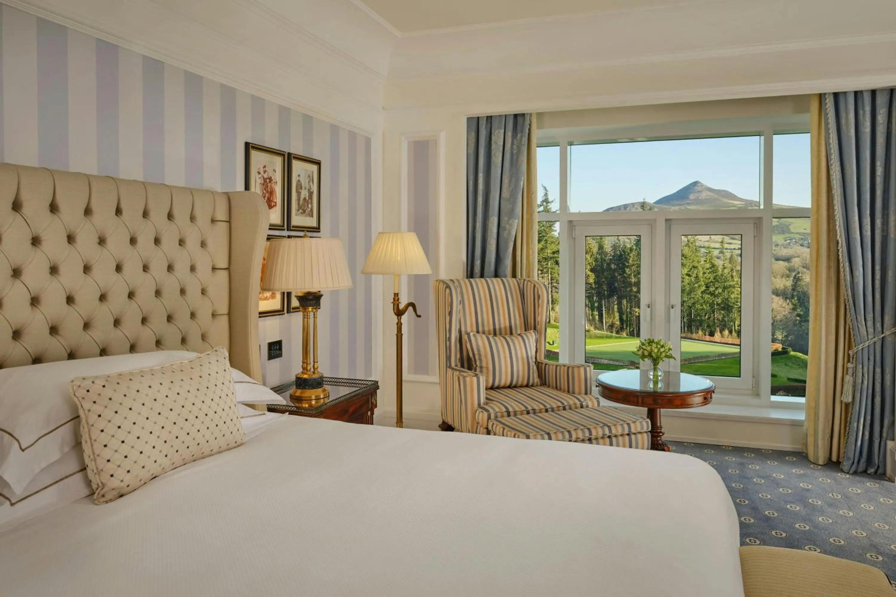 Photo of the whole room, Bed in Powerscourt Hotel, Autograph Collection