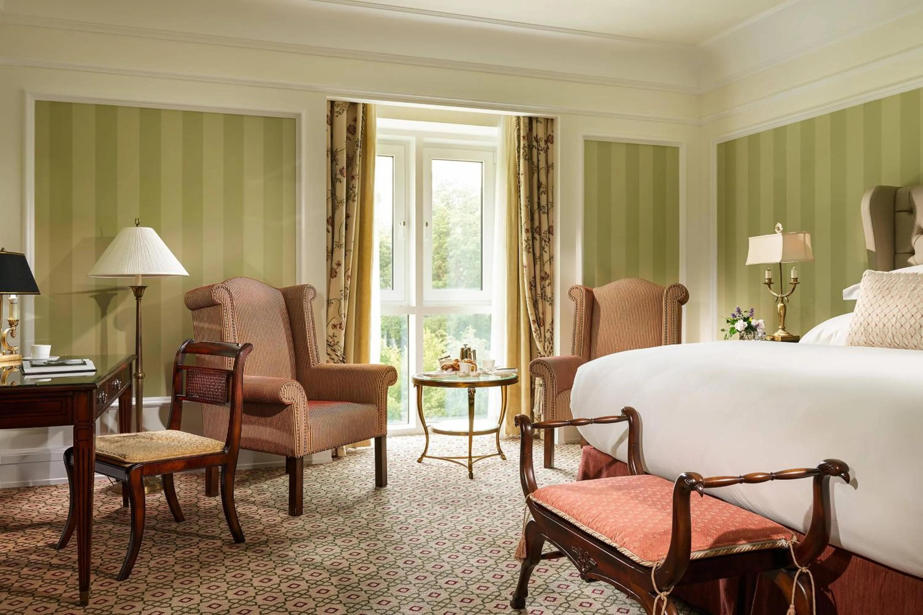 Photo of the whole room, Bed in Powerscourt Hotel, Autograph Collection